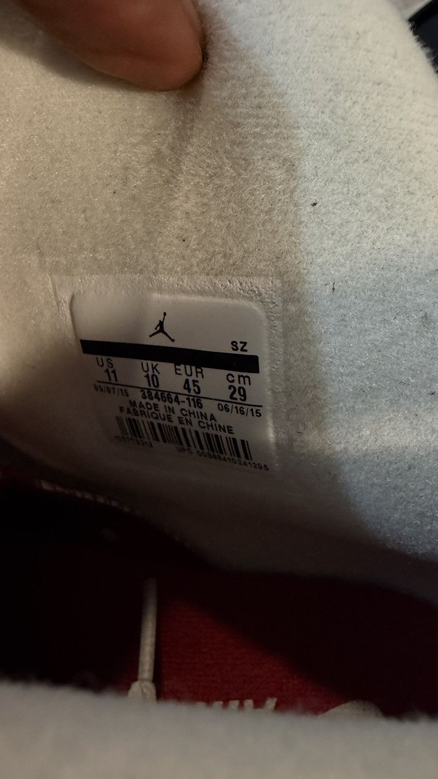 Jordan Brand Jordan 6 Maroon Size US 11 / EU 44 - 7 Thumbnail