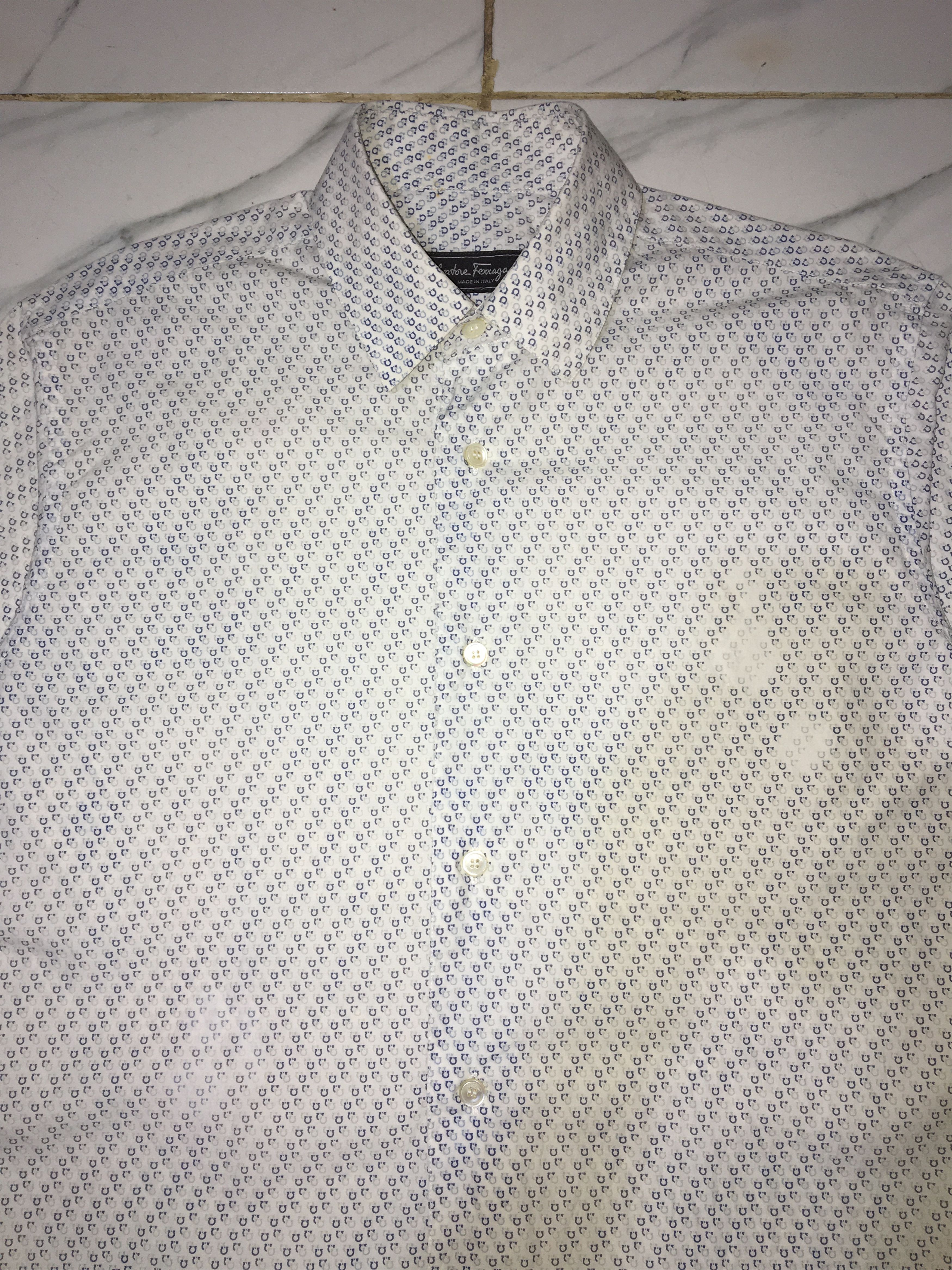 Designer Salvatore Ferragamo Button Ups Size US S / EU 44-46 / 1 - 2 Thumbnail