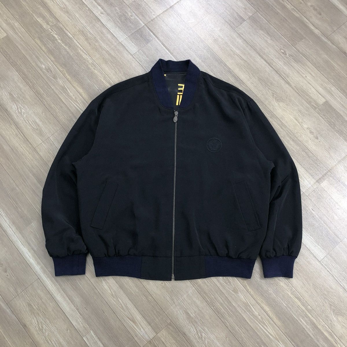 Versace 🇮🇹Gianni Versace Jeans Couture Medusa Reversible Silk Jacket Size US L / EU 52-54 / 3 - 16 Thumbnail