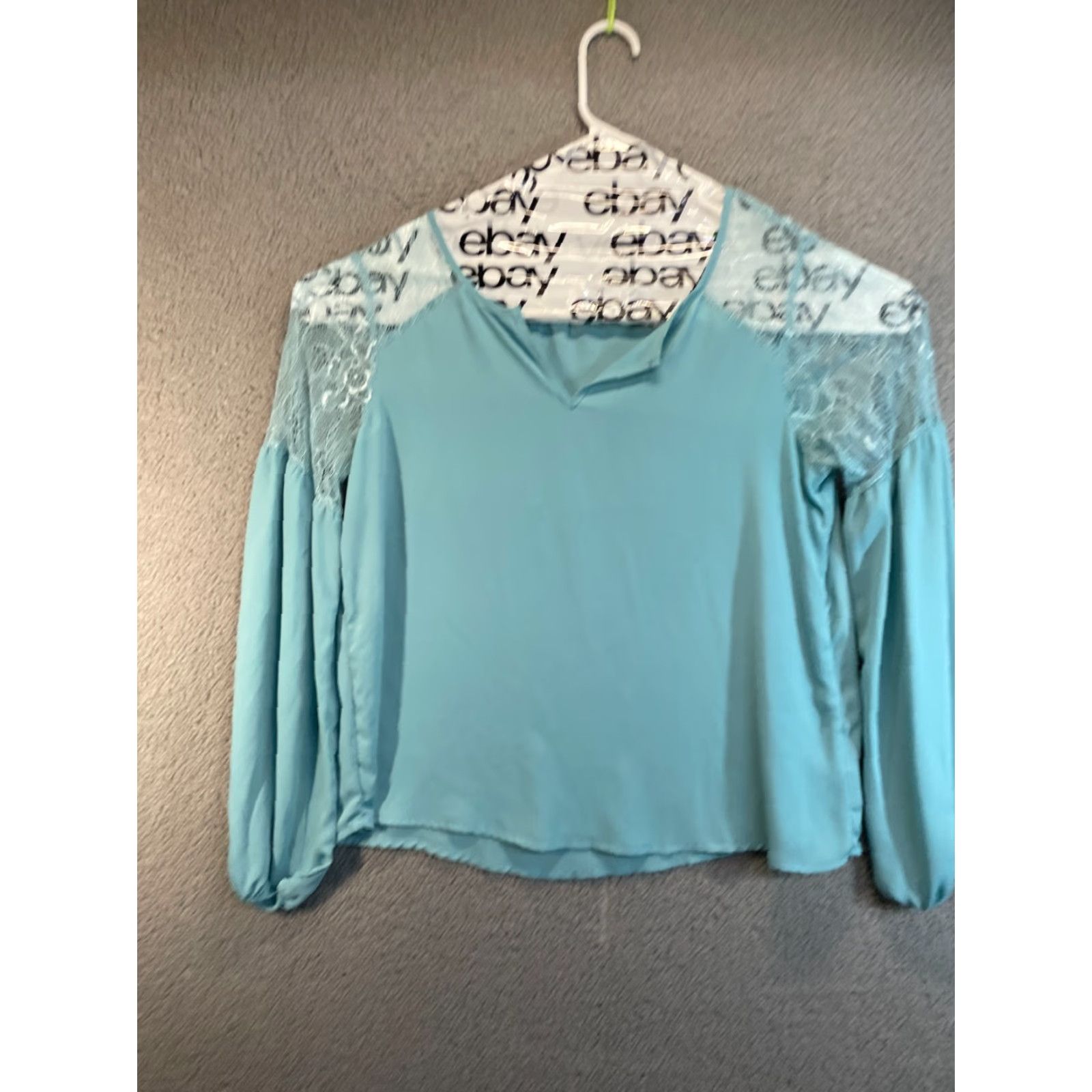 Vintage Metaphor Blouse Long Sleeve Shirt L Women Gray Size L / US 10 / IT 46 - 2 Thumbnail