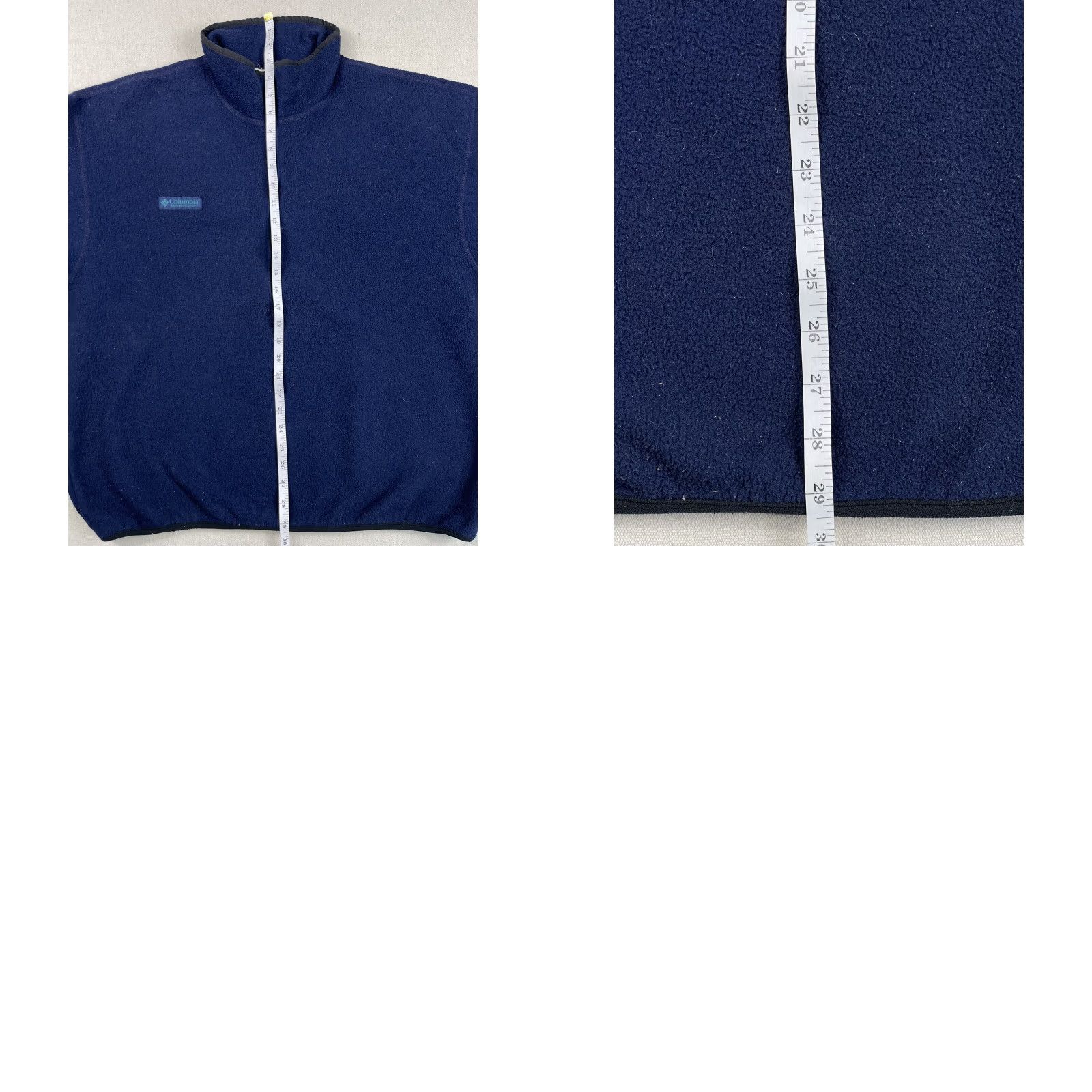 Vintage VINTAGE Columbia Mens Fleece Jacket Pullover Sz Large Made In USA 80s 90s Navy Size US L / EU 52-54 / 3 - 8 Thumbnail