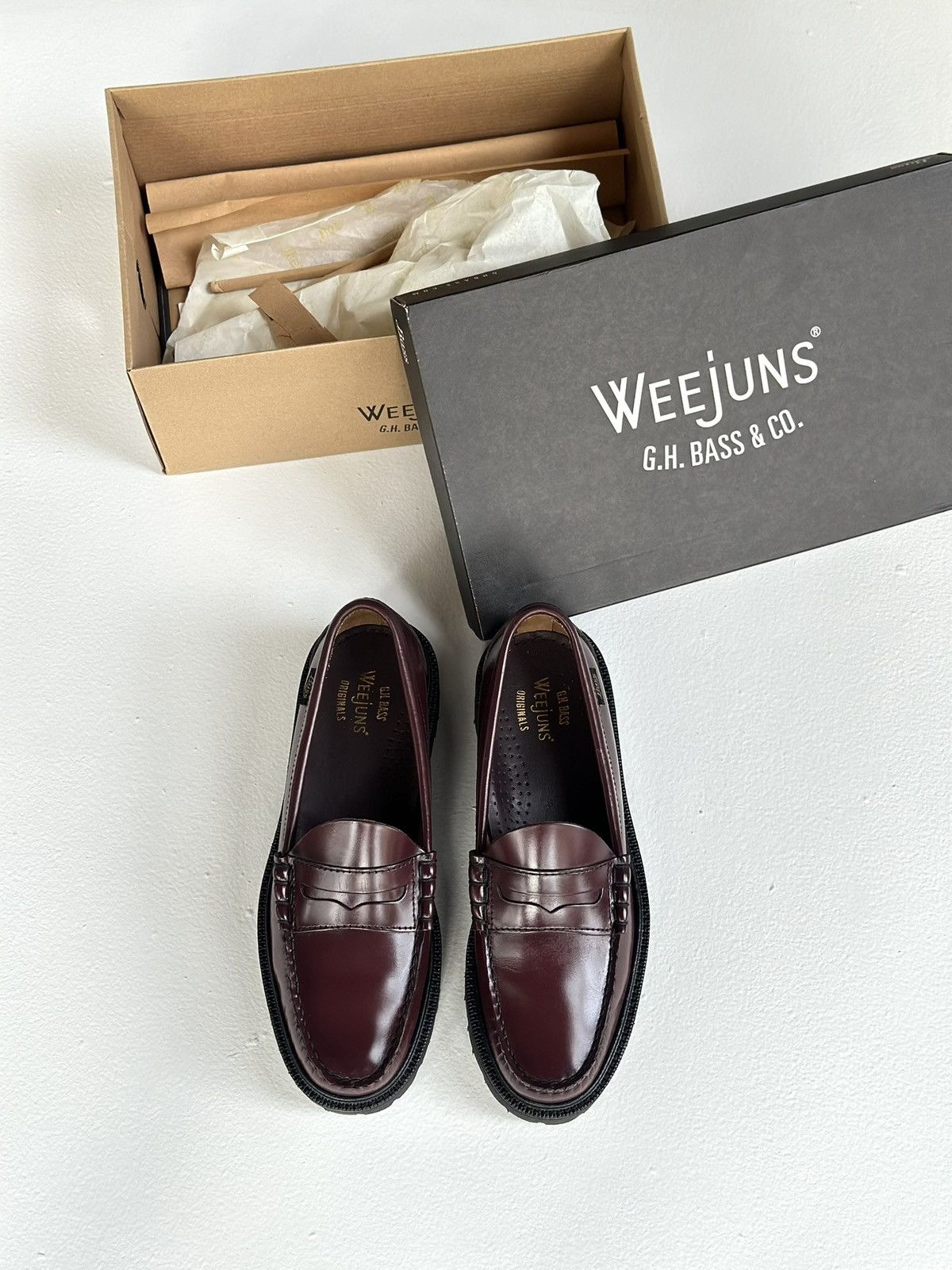 G.H.Bass & Co Weejuns SuperLug Larson Moc Loafer 41