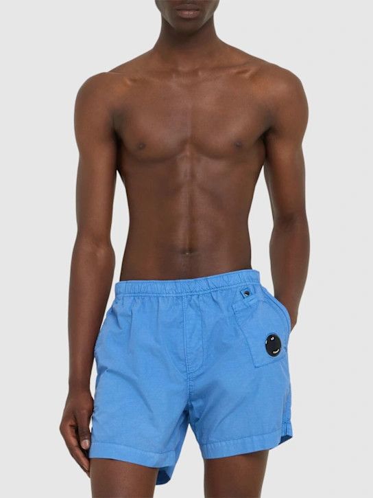 C.P. Company o1lsvrm0425 Lens Swim Shorts in Pacific Coast Size US 36 / EU 52 - 3 Thumbnail