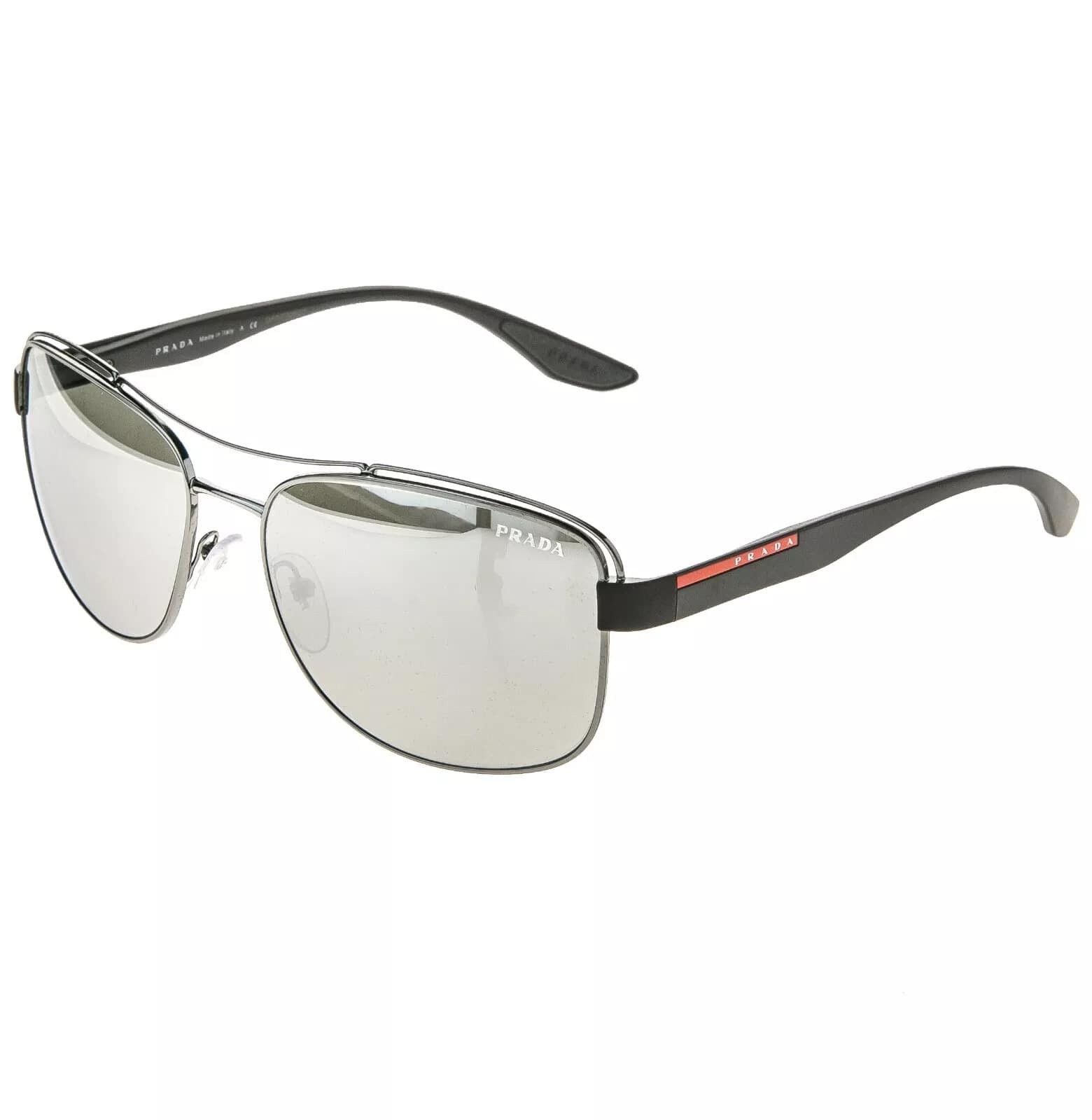 Prada PRADA 57V Linea Rossa Sport Sunglasses Matte Black PS57VS Size ONE SIZE - 10 Thumbnail