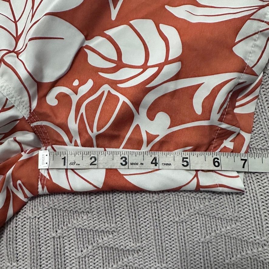 Castaway Clothing Castaways orange Hawaiian flower swim trunks size XL Size US 38 / EU 54 - 6 Thumbnail
