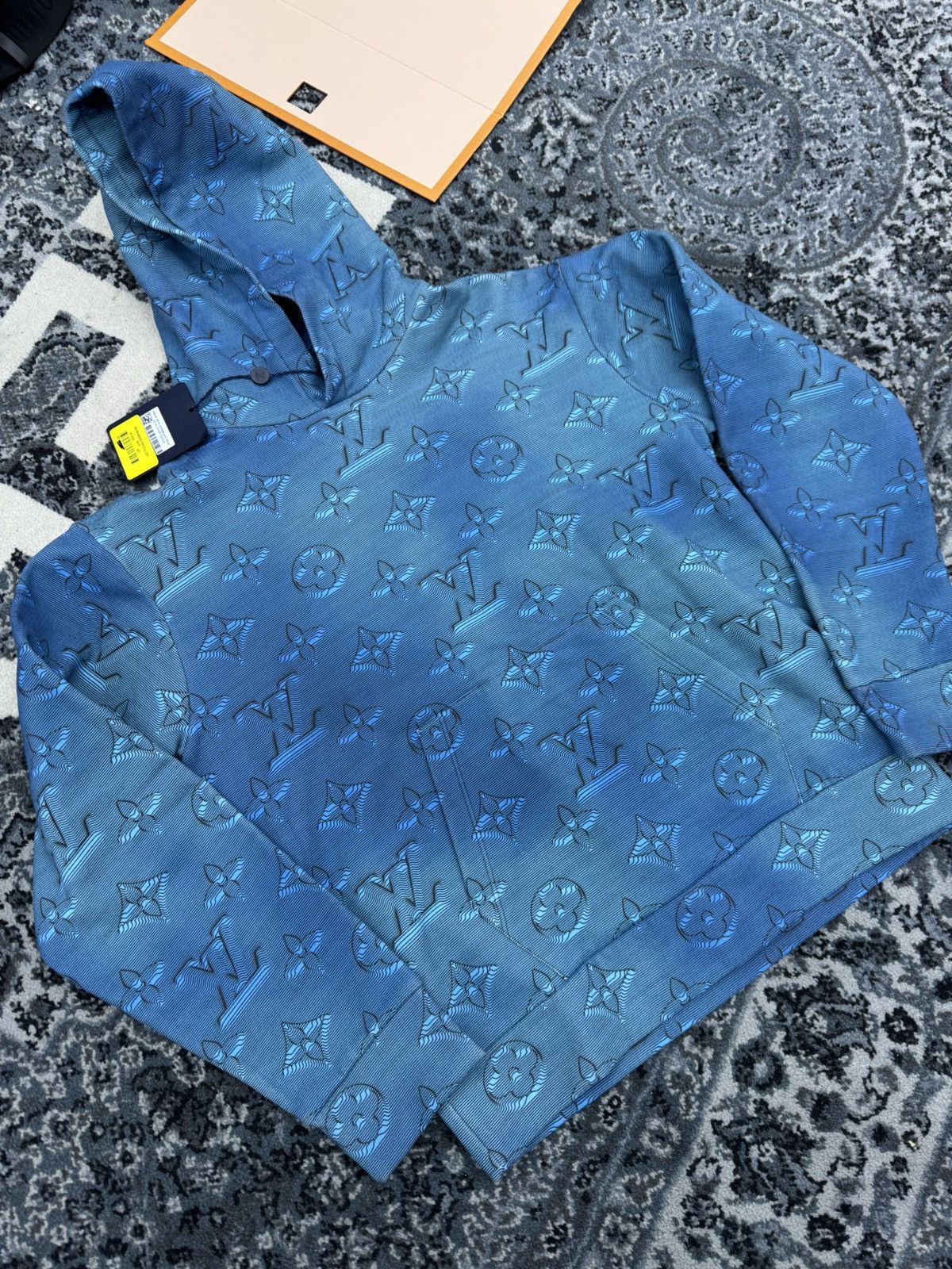 Louis Vuitton Louis Vuitton 2054 blue pull over hoodie Size US S / EU 44-46 / 1 - 3 Thumbnail