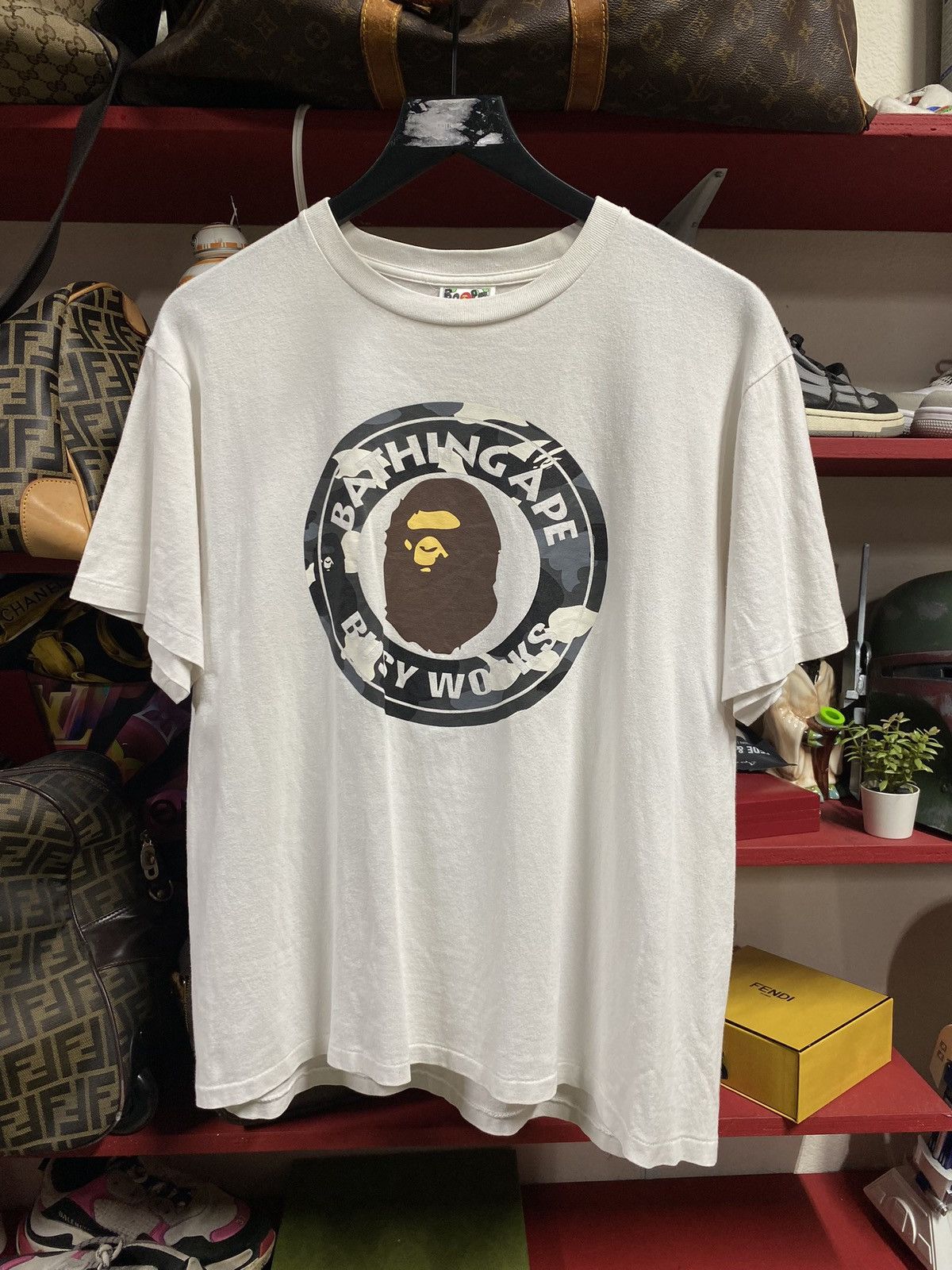 Bape and fendi shirt best sale