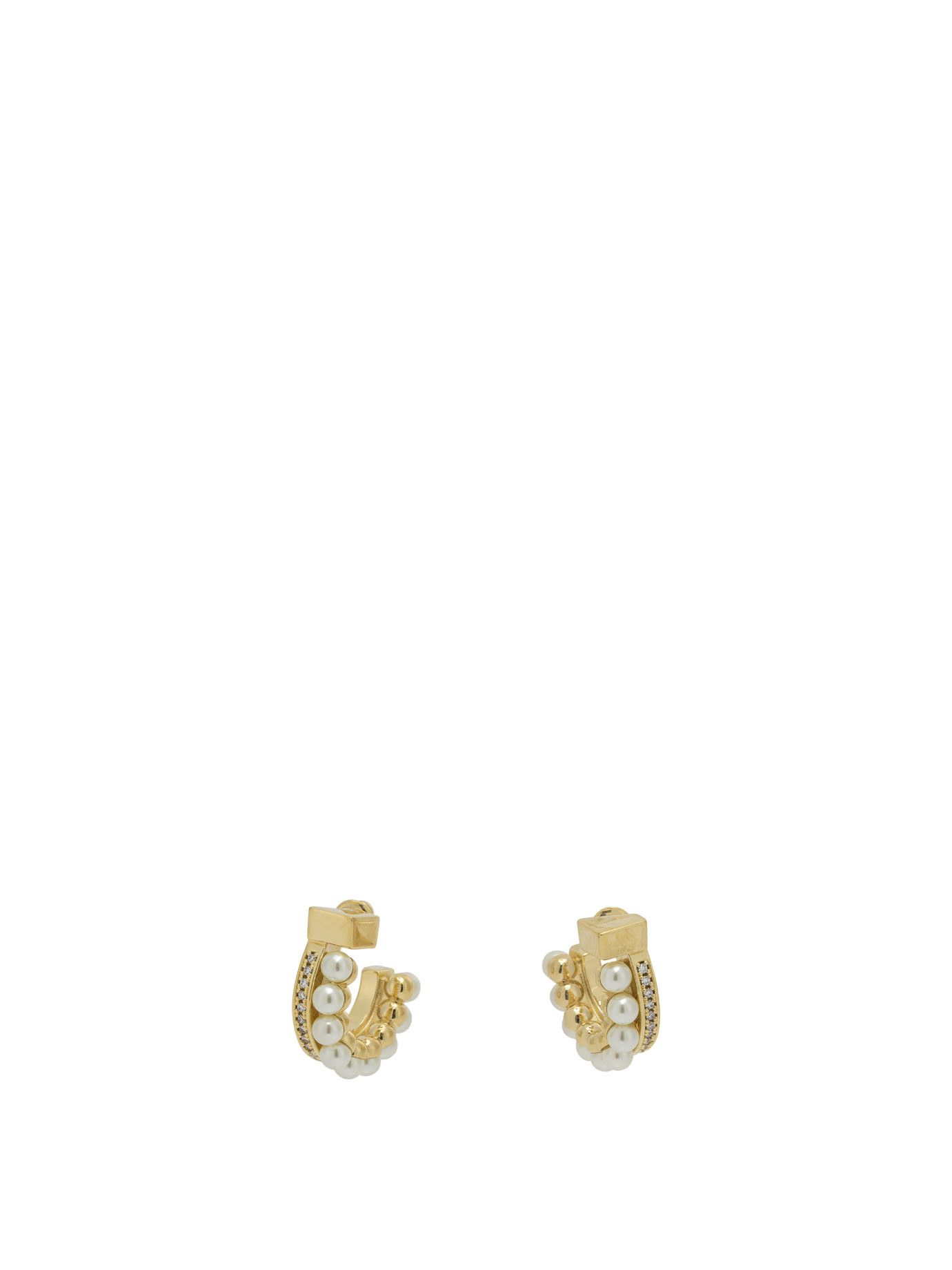Salvatore Ferragamo Ferragamo Gancini Earrings With Pearls UNI Women - USA Duties Paid Size ONE SIZE - 1 Thumbnail