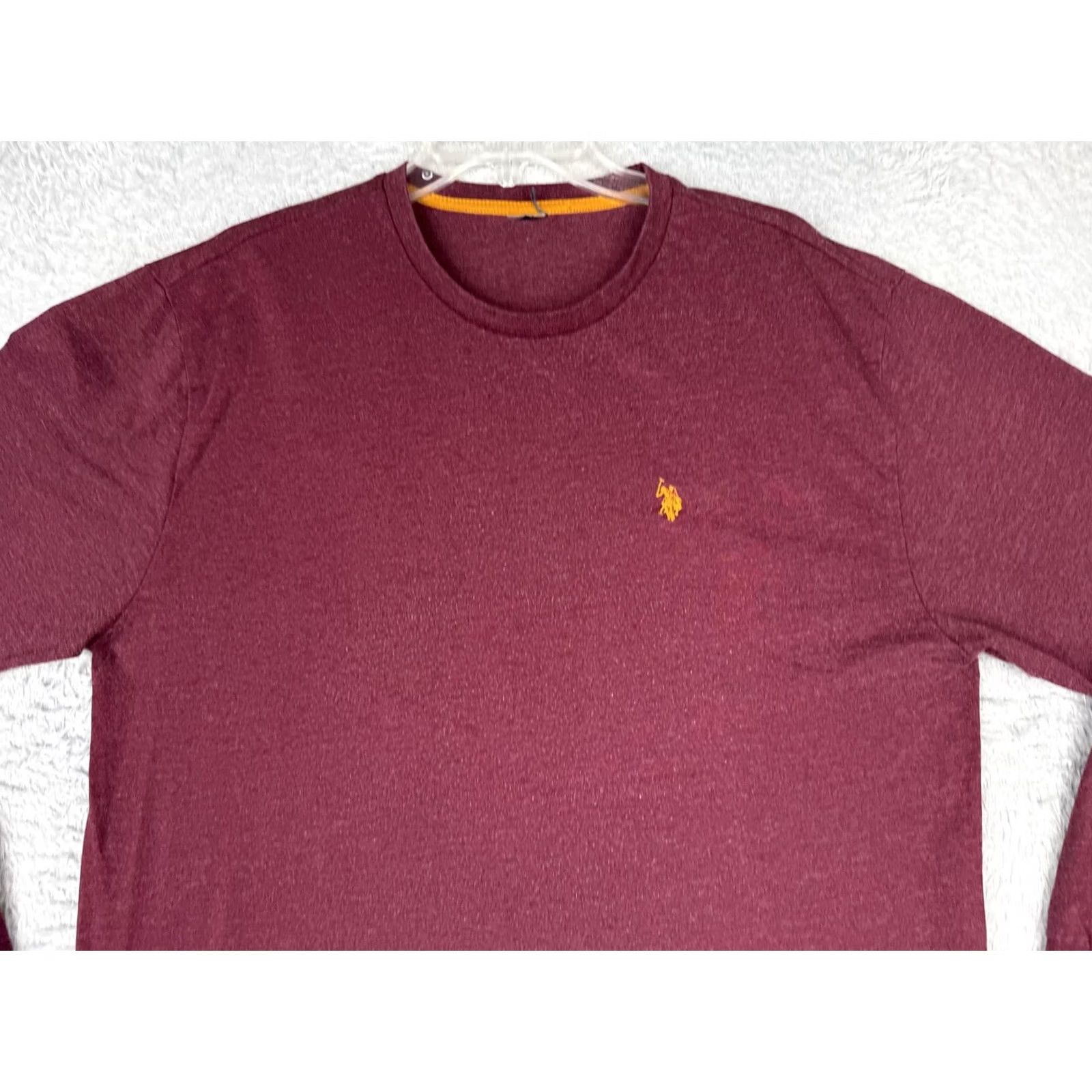 Vintage US Polo Assn Shirt Mens L Red Long Sleeve Crew Neck Logo Jersey Tee Size US L / EU 52-54 / 3 - 4 Thumbnail