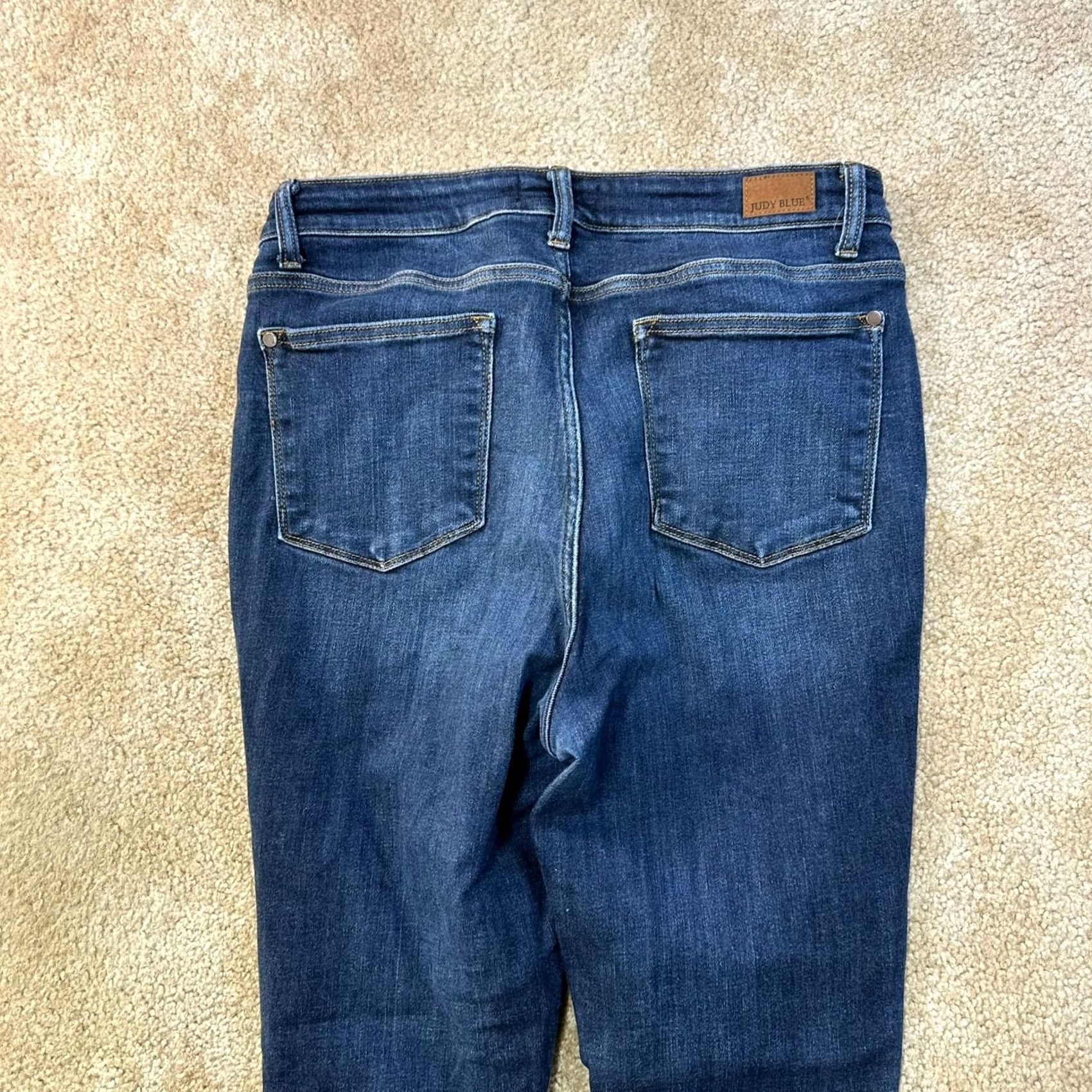 Vintage Judy Blue Jeans Women's 13/31 Skinny High Rise Denim 5-Pocket Stretch Blue Denim Casual Pants (Juniors) Mens Womens Size 34" / US 12 / IT 48 - 5 Thumbnail