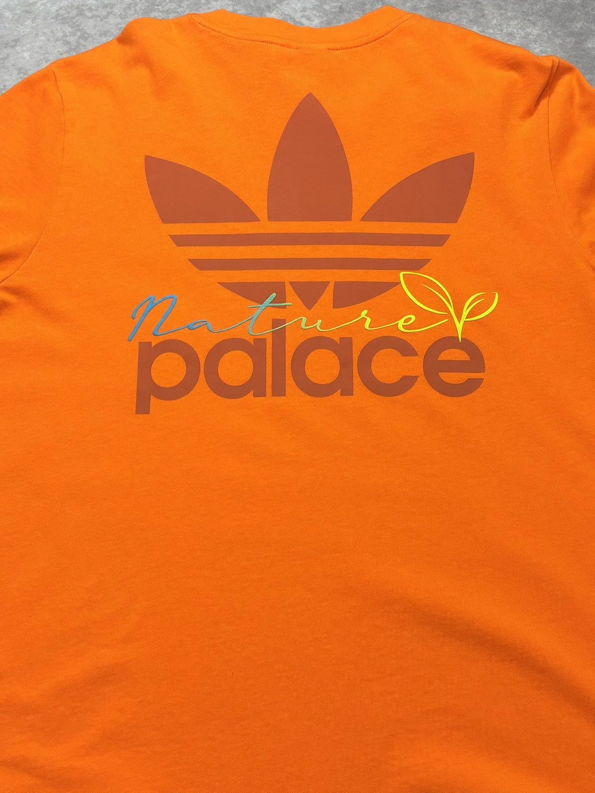 Adidas × Palace Palace x Adidas Nature Tee Orange Size US XL / EU 56 / 4 - 2 Thumbnail