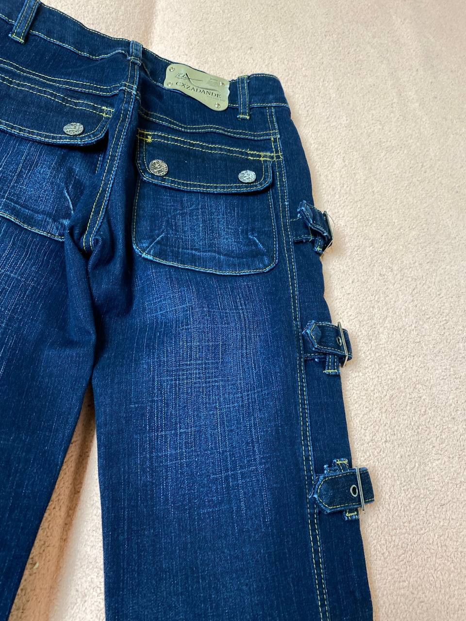 Japanese Brand Vintage Jeans Y2K Grunge Low Rise Bootcut Denim Jeans Size 25" / US 0 / IT 36 - 16 Thumbnail