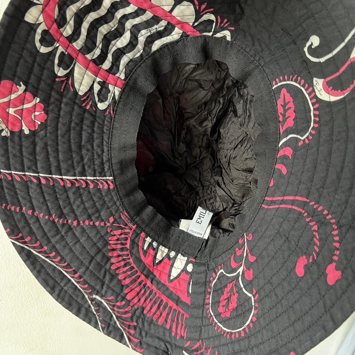 Emilio Pucci Floral Sun Hat size S-M women