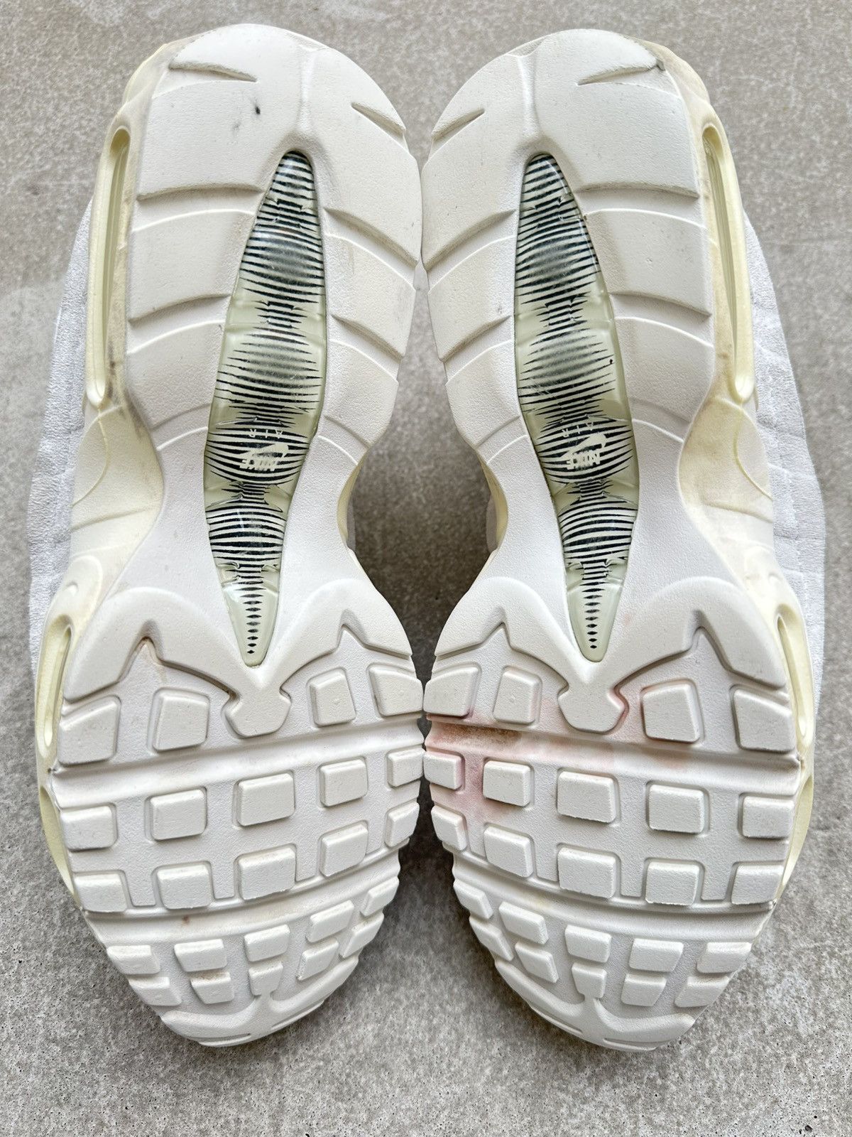 Comme des Garcons Homme Plus × Nike Nike AirMax 95 x Comme des Garçons White Sneakers 10US Size US 10 / EU 43 - 19 Thumbnail