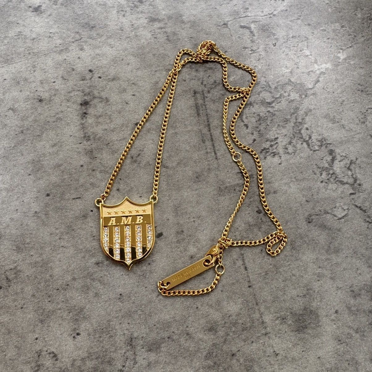 Ambush Design AMBUSH varsity shield necklace gold plated Made in Japan Size ONE SIZE - 4 Thumbnail