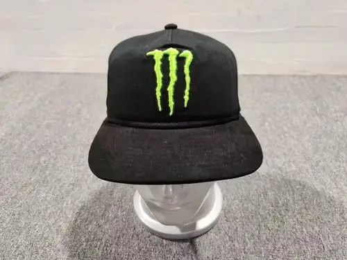 Other Monster Energy Drink Embroidered Snapback Hat Black Size ONE SIZE - 2 Thumbnail