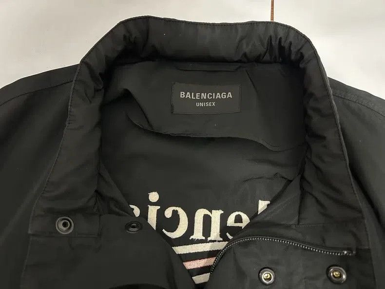 Balenciaga Balenciaga Cola tape storm coat Size US S / EU 44-46 / 1 - 3 Thumbnail