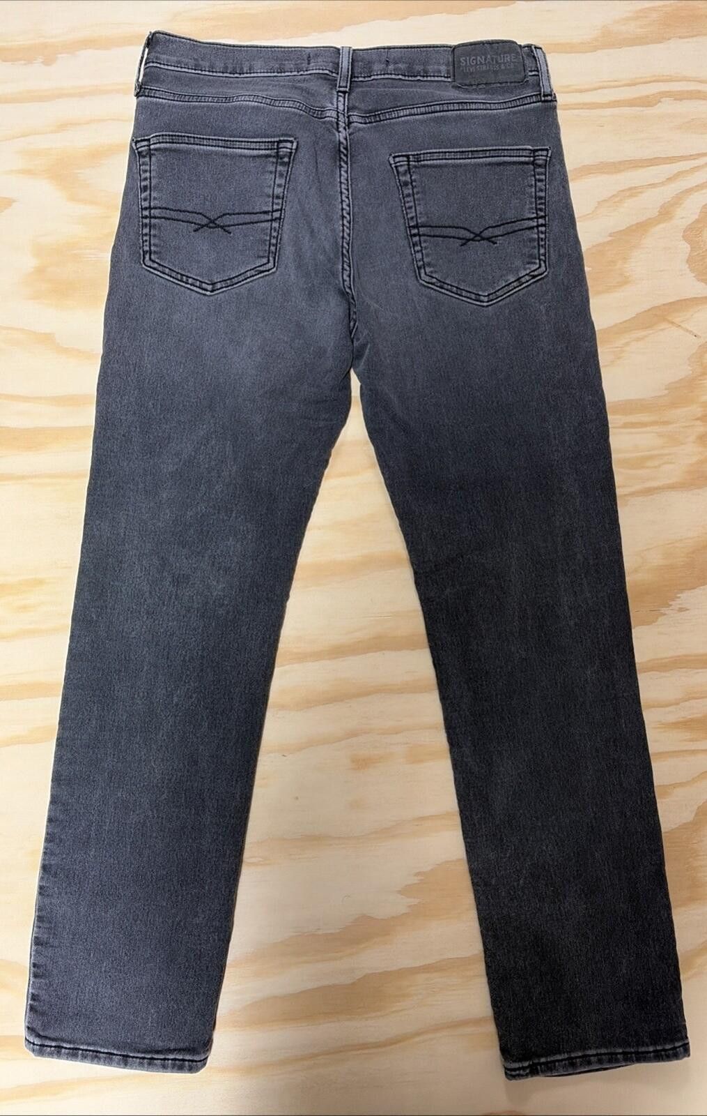 Levi's Men’s Levi Signature S 37 Slim Grey Skinny Jean Pants Size US 34 / EU 50 - 2 Thumbnail