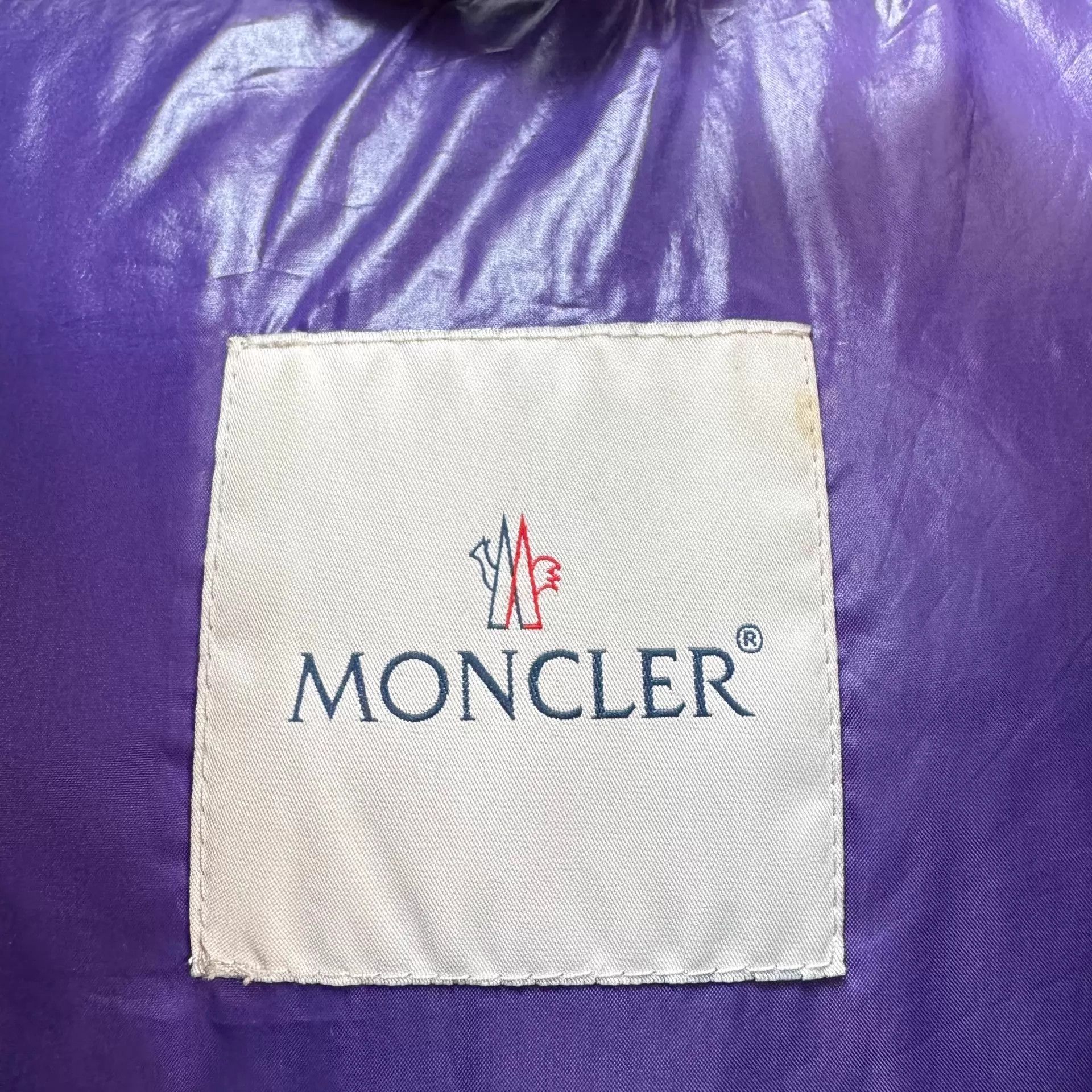 Moncler Moncler 1952 Purple Logo Down Vest Size 2 98 New Size XS / US 0-2 / IT 36-38 - 6 Thumbnail