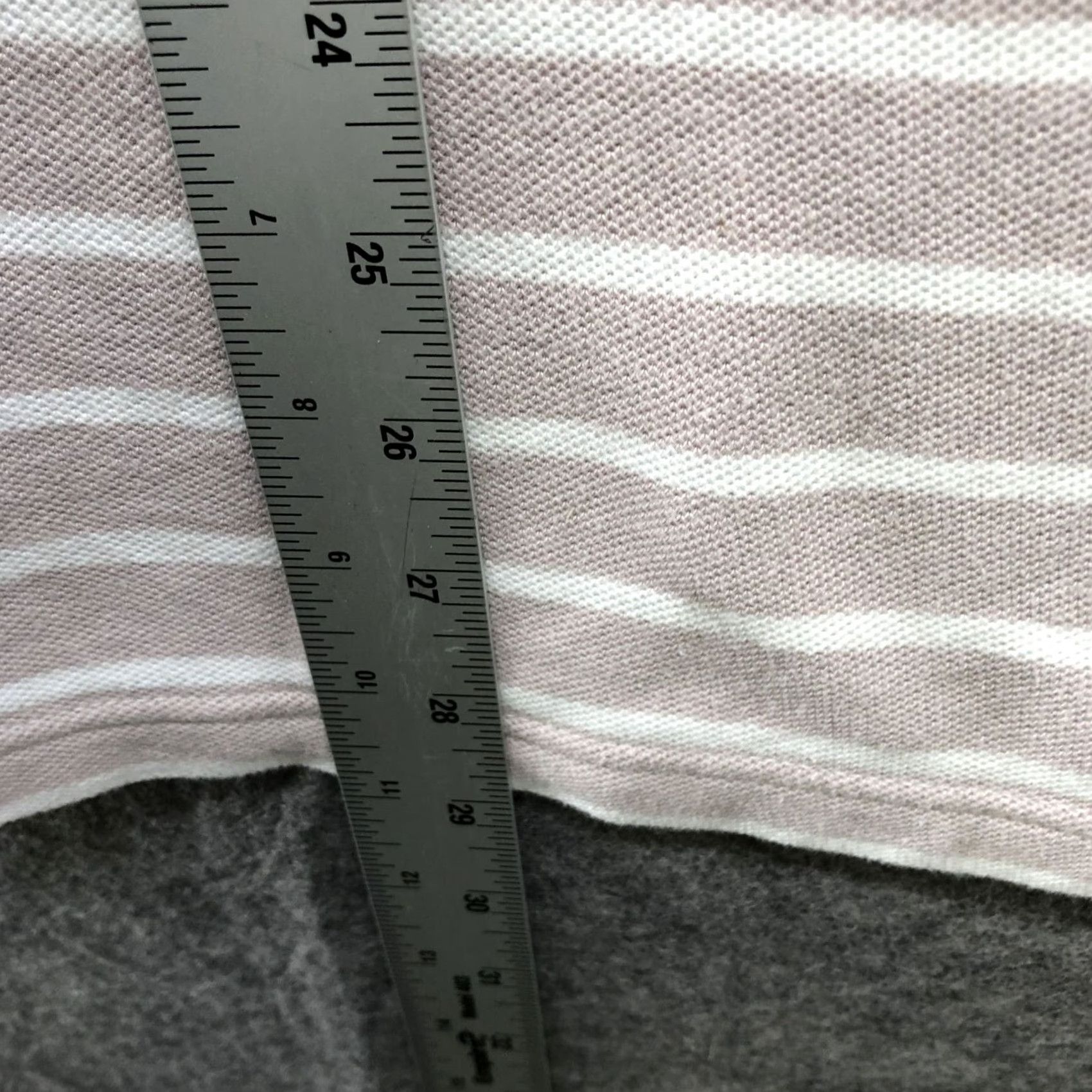 Vintage VINTAGE Columbia Polo Shirt Mens M Beige Peach Striped Short Sleeve Cotton N/A Size US M / EU 48-50 / 2 - 7 Thumbnail
