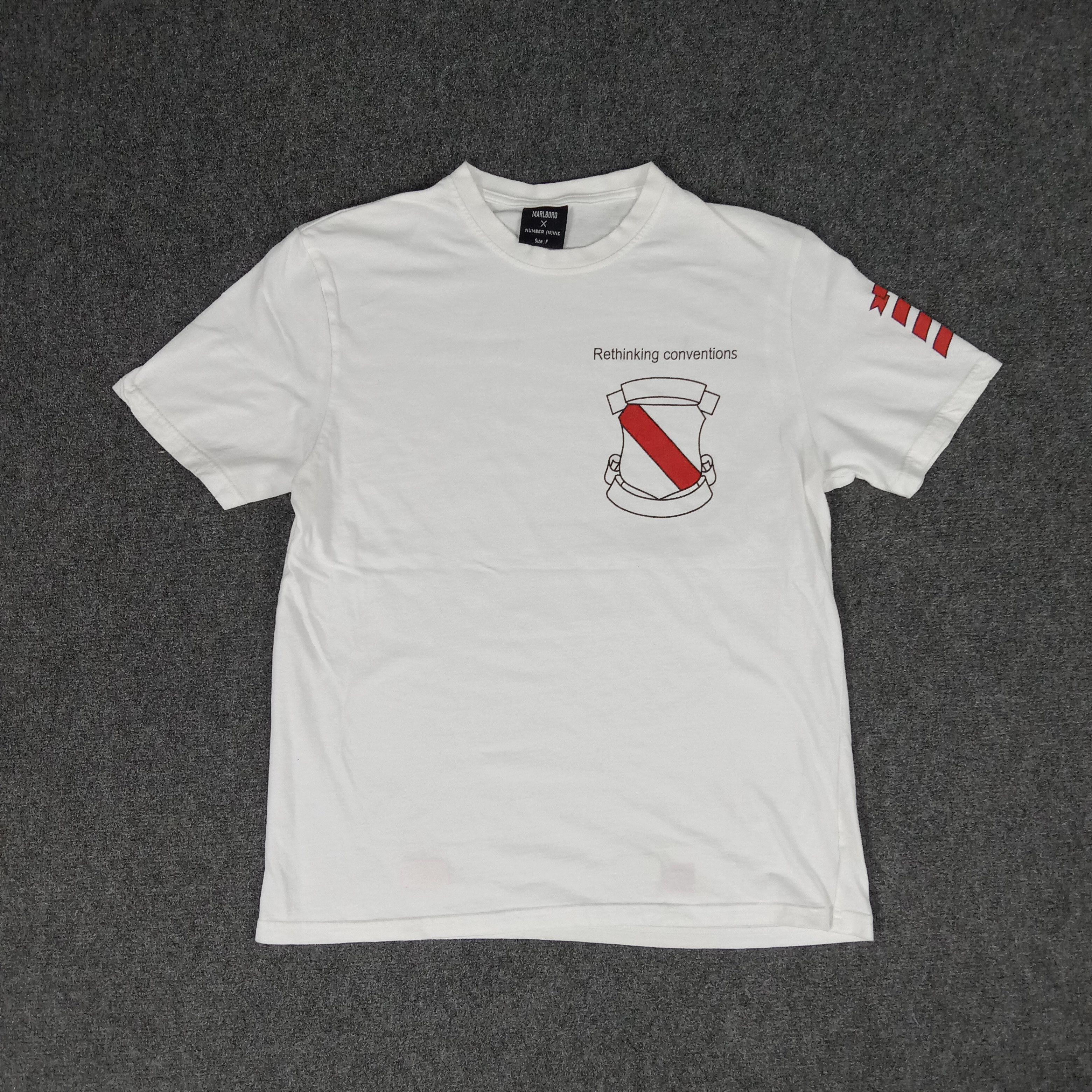 Marlboro × Number (N)ine × Vintage Number (N)ine X Marlboro Japanese Brand Tshirt Size US M / EU 48-50 / 2 - 3 Thumbnail