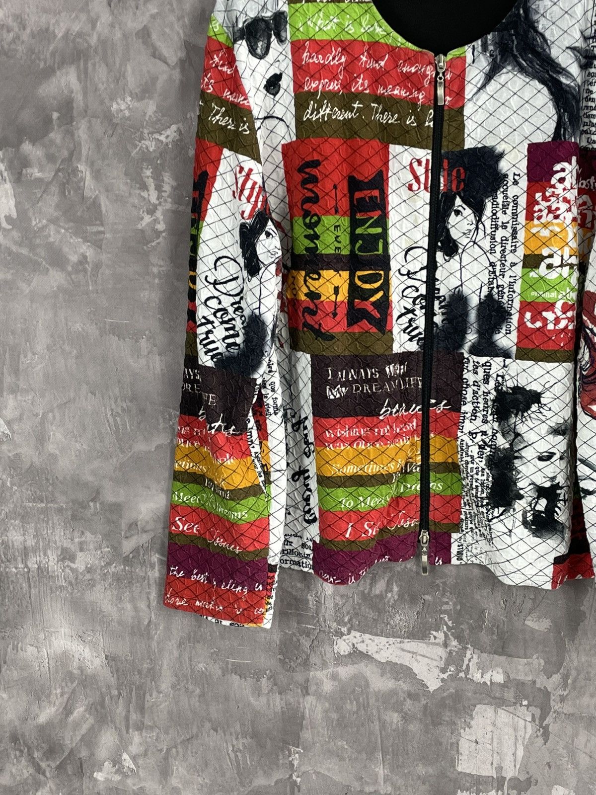 Hysteric Glamour × If Six Was Nine × Vintage Vintage John Galliano Y2K Glamour Zip Sweater Size M / US 6-8 / IT 42-44 - 5 Thumbnail