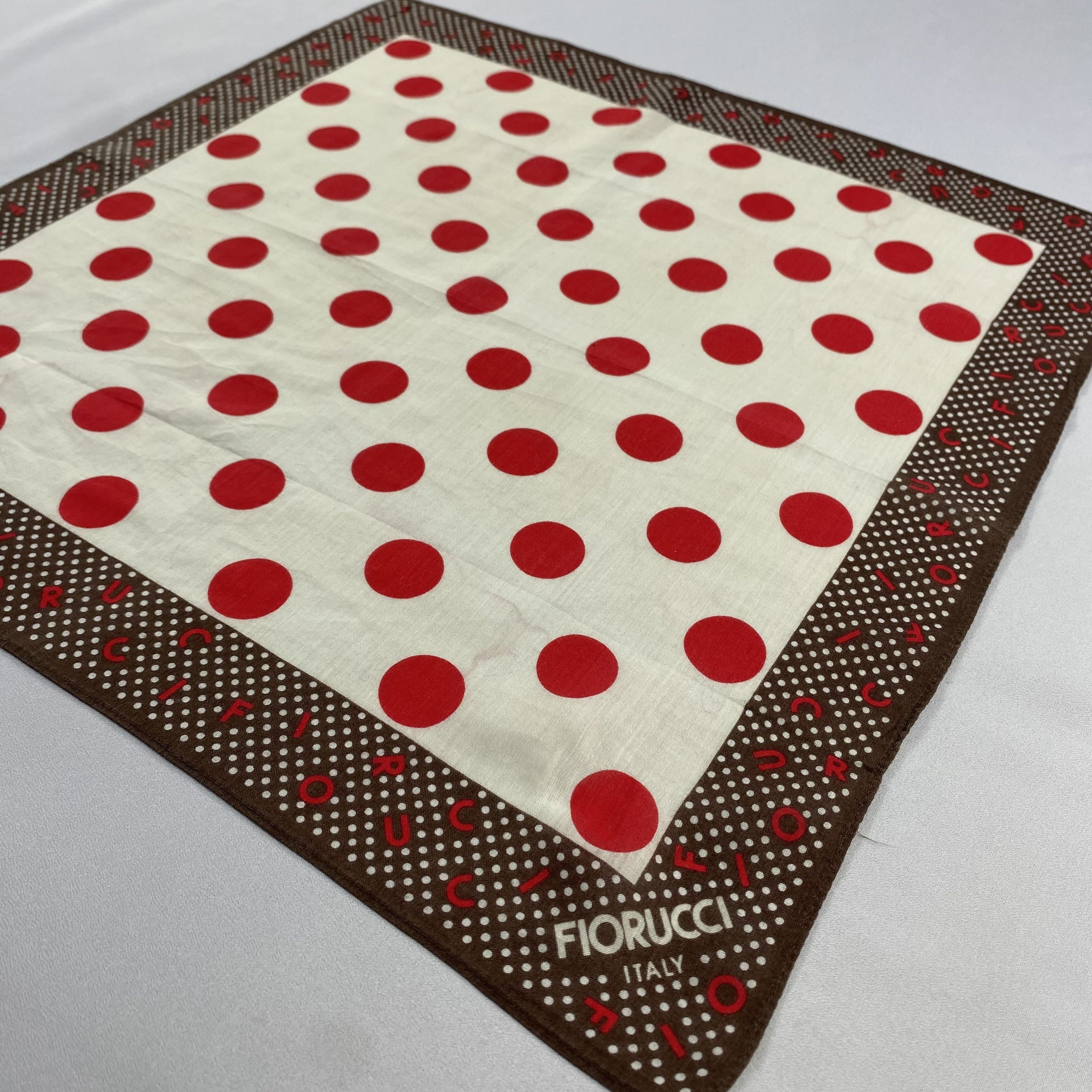 Fiorucci × Vintage Fiorucci Handkerchief / Neckerchief / Bandana-P1690 Size ONE SIZE - 2 Thumbnail