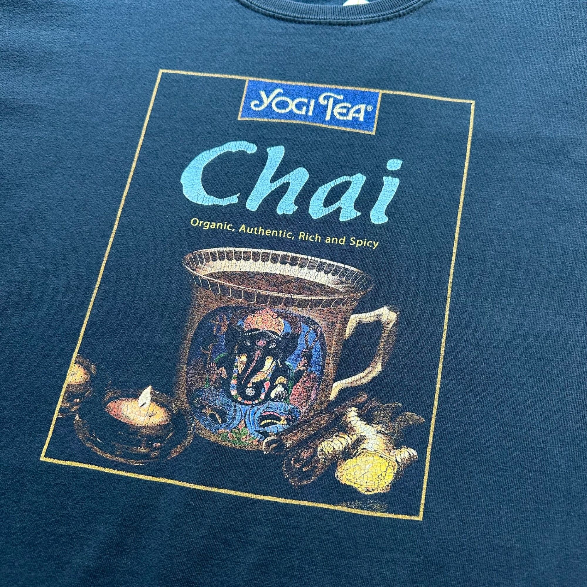 Vintage Vintage Yogi Tea Chai Organic Drink Shirt Size US XL / EU 56 / 4 - 2 Thumbnail