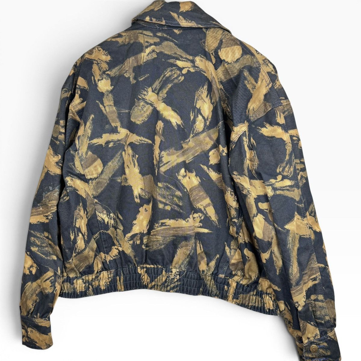 Other Gene Ewing Bis Bomber Jacket Camo Floral Embroidered VTG 90s Size M / US 6-8 / IT 42-44 - 8 Thumbnail