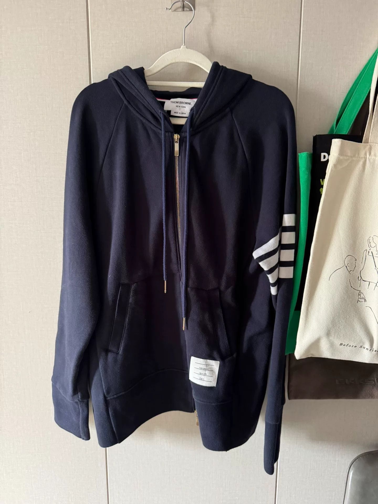 Thom Browne Thom Browne Navy Blue Jacket Size 5 Size US S / EU 44-46 / 1 - 1 Thumbnail