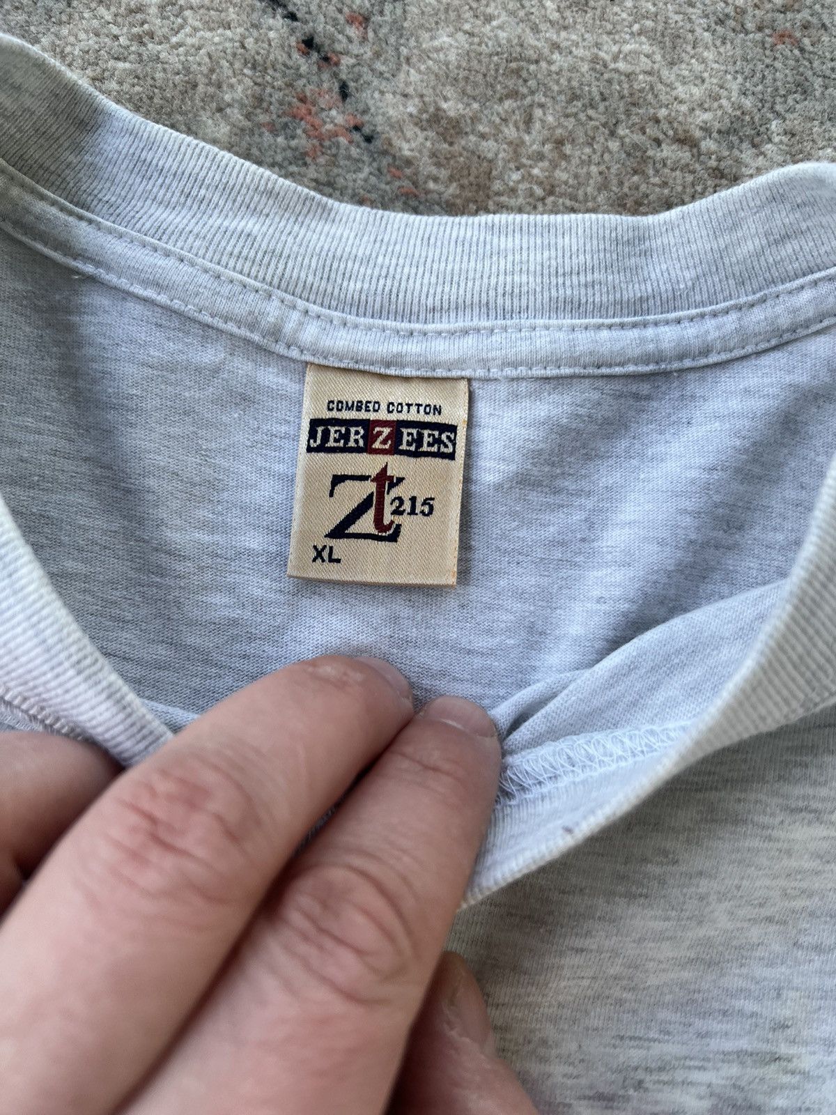 Jerzees Vintage New York Jerzees Tee Size US XL / EU 56 / 4 - 3 Thumbnail