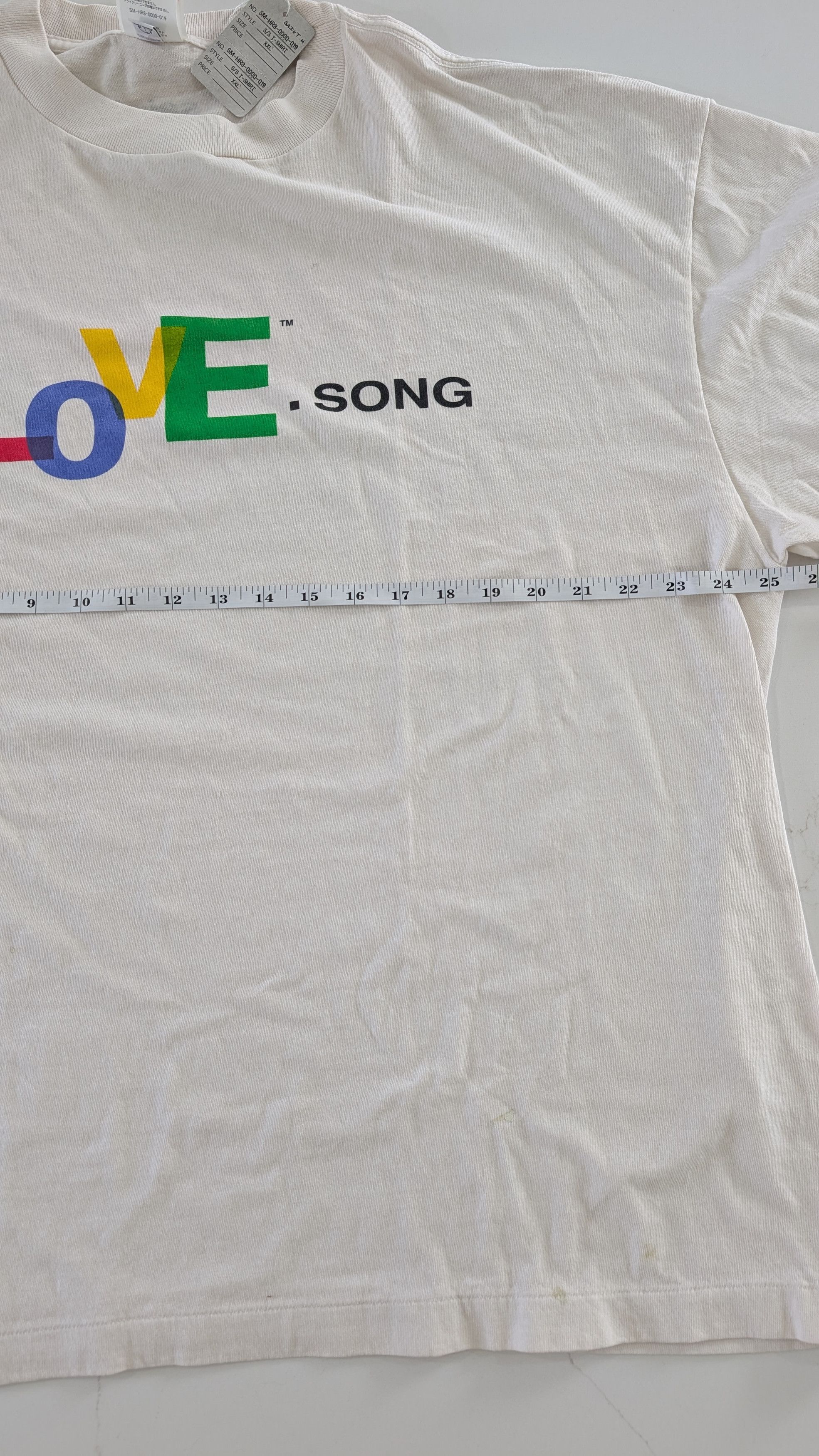 Saint Michael Saint Michael Love Song T-Shirt White XXL Size US XXL / EU 58 / 5 - 10 Thumbnail