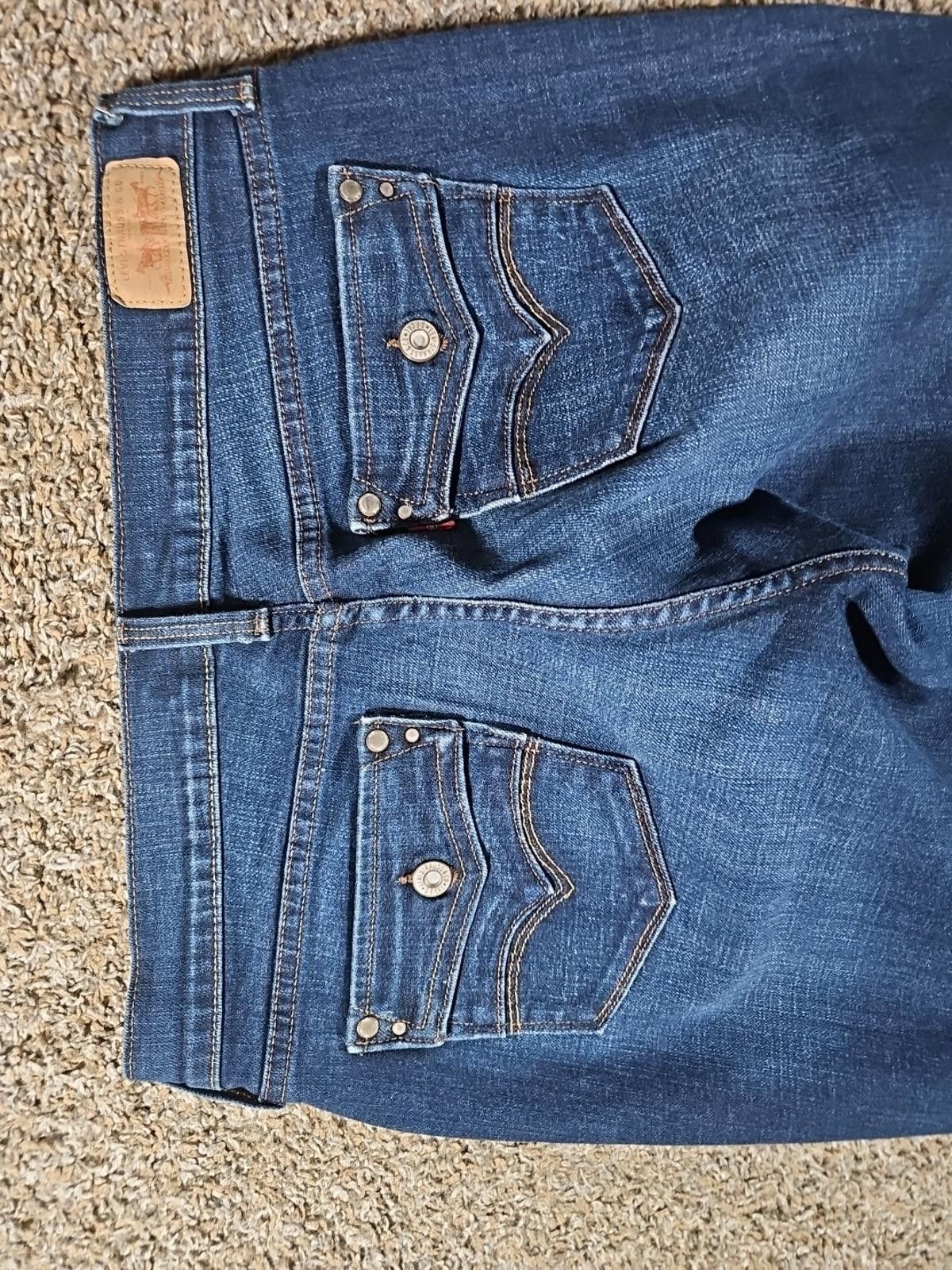 Levi's Levis 505 Straight Leg 10M Jeans Size 32" / US 10 / IT 46 - 6 Thumbnail