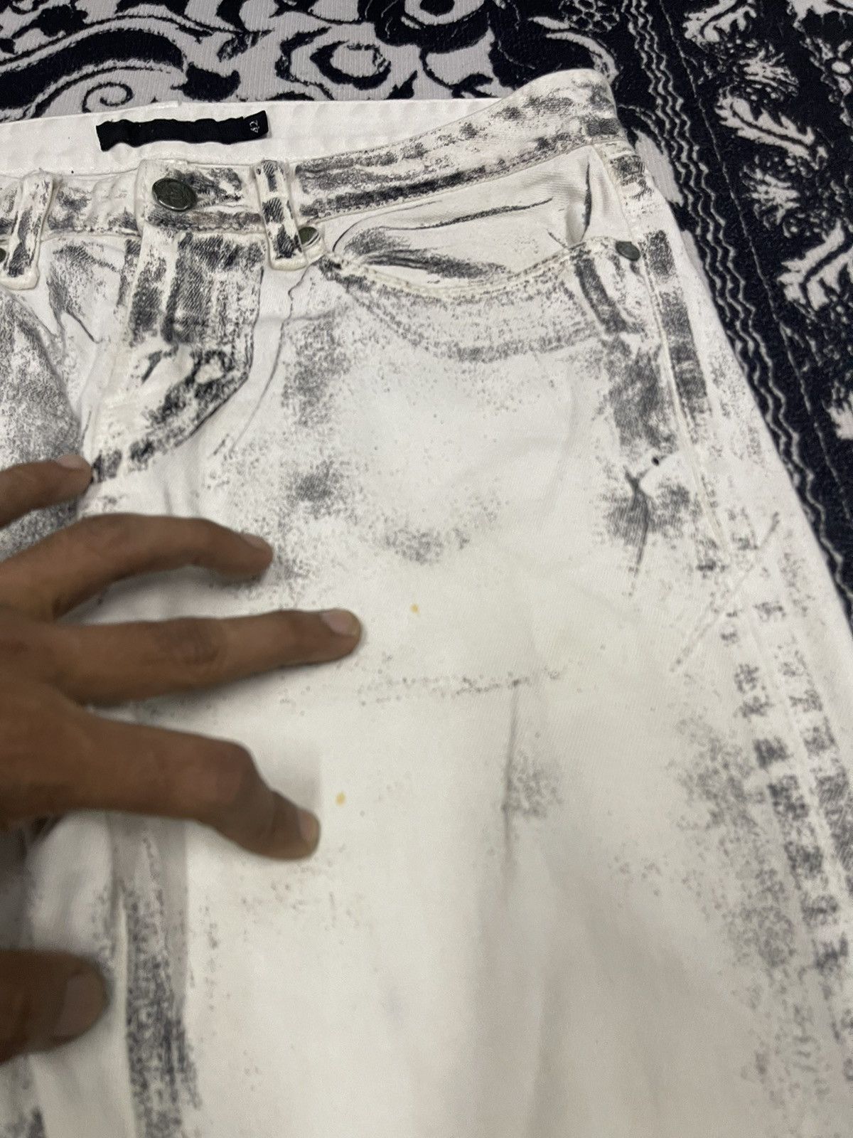 GOSTAR DE FUGA VINTAGE GOSTAR DE FUGA WASHABLE RARE DESIGN JEANS Size US 29 - 7 Thumbnail