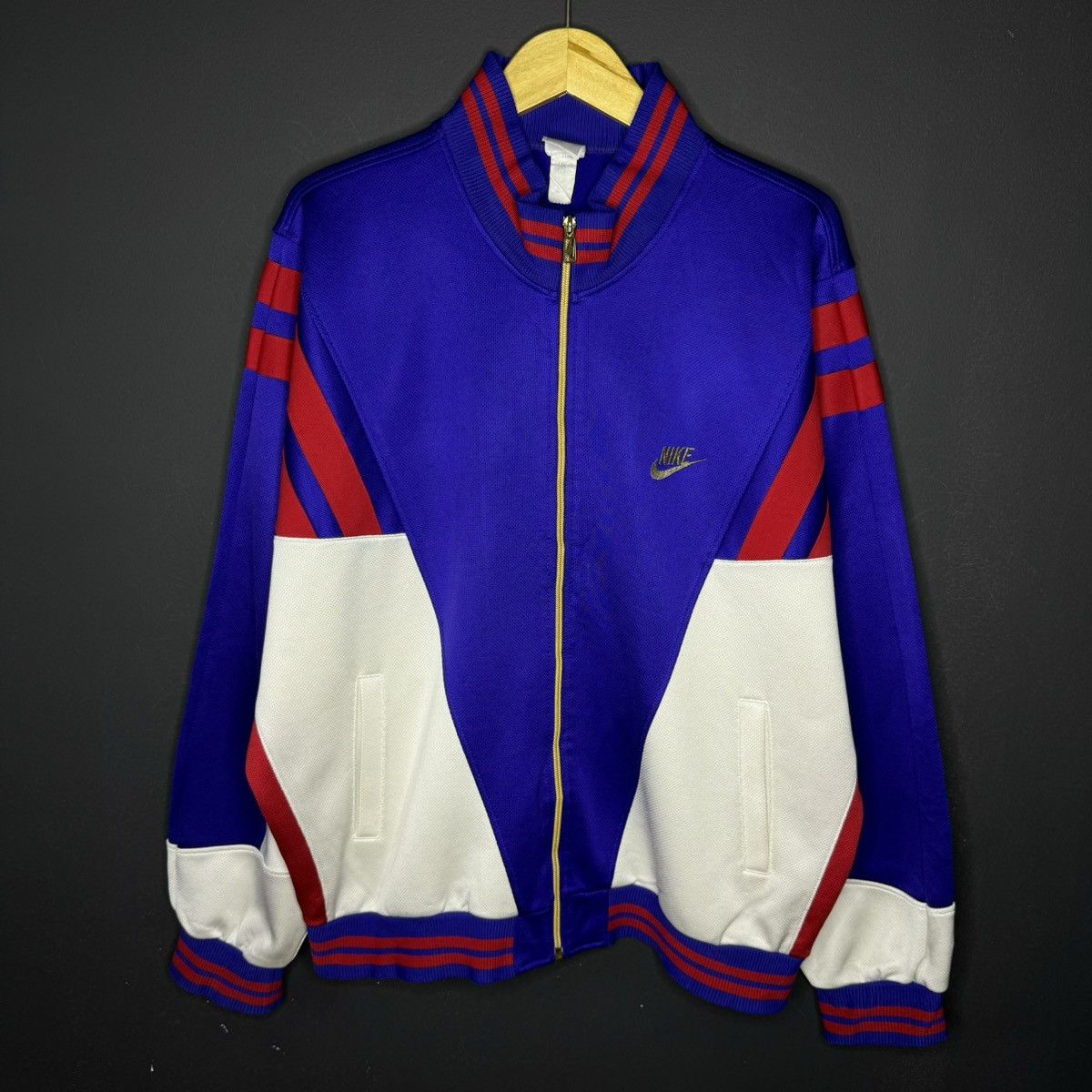 Nike × Vintage Nike Vintage Track Jacket Size US L / EU 52-54 / 3 - 1 Thumbnail