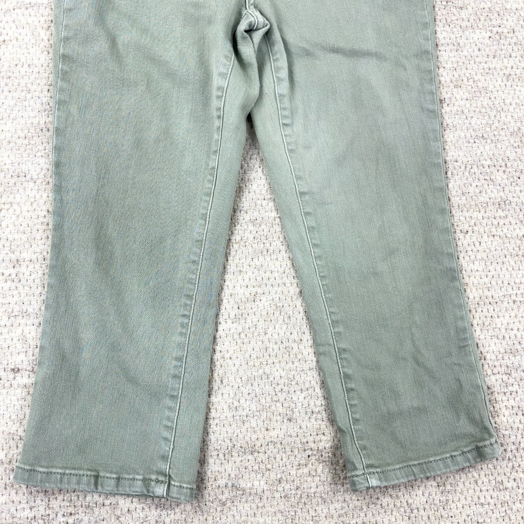 Denime Judy Blue Jeans Women 29 Green Carpi Stretch Denim Pants Garment Dyed Size 29" - 5 Thumbnail