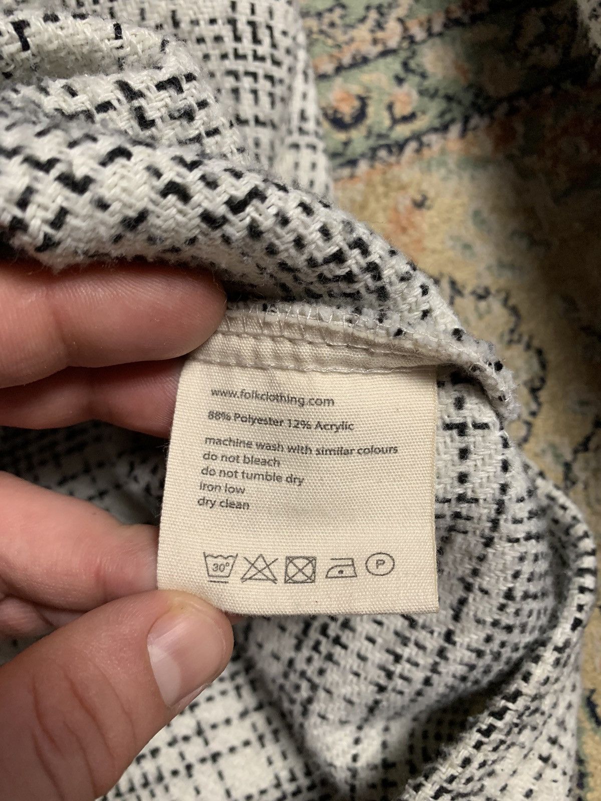 Folk Folk Arrow Overshirt Snacked Chore Jacket Check Heavy Thick Size US M / EU 48-50 / 2 - 6 Thumbnail