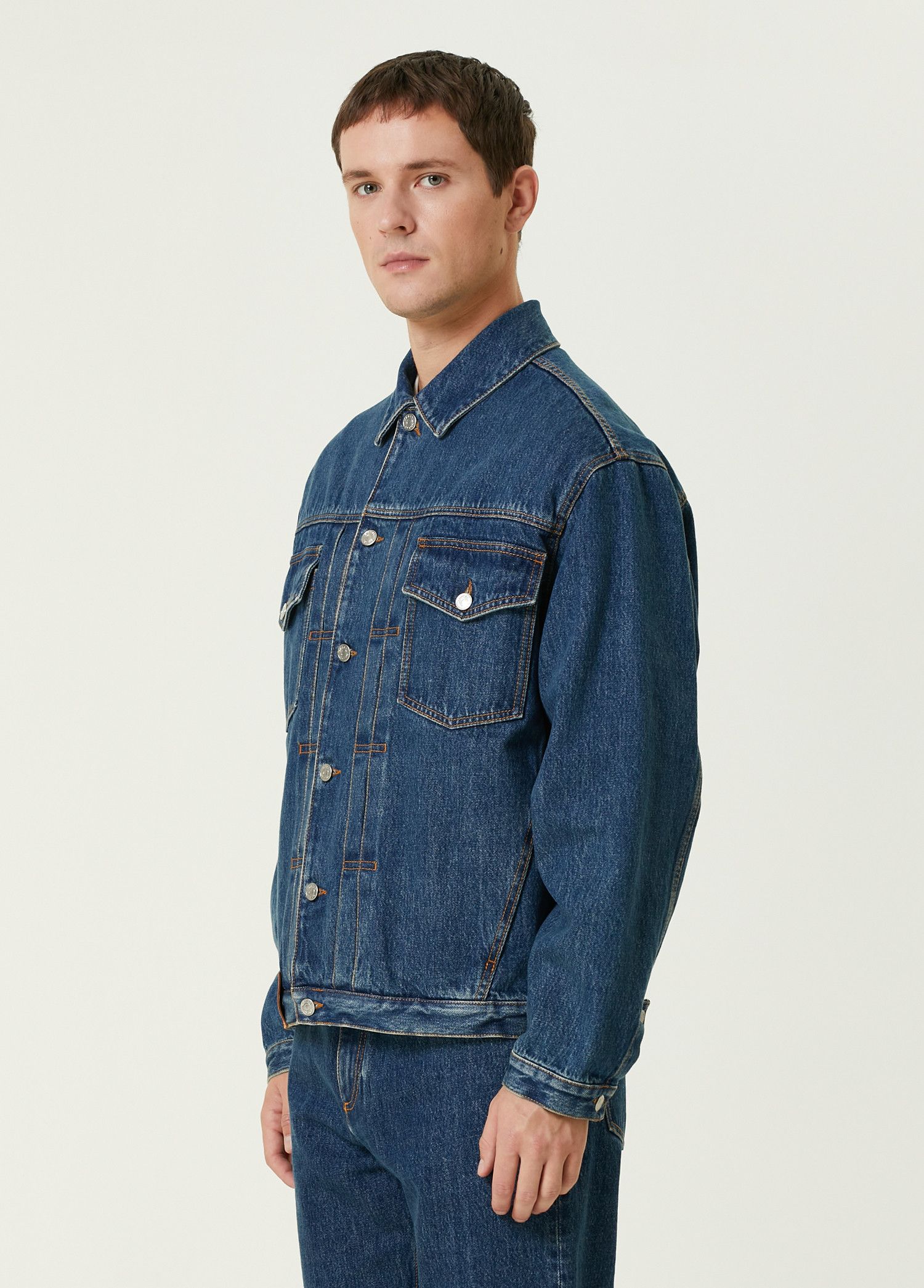 Bally o1y1224 Denim Jacket in Blue Size US L / EU 52-54 / 3 - 3 Thumbnail
