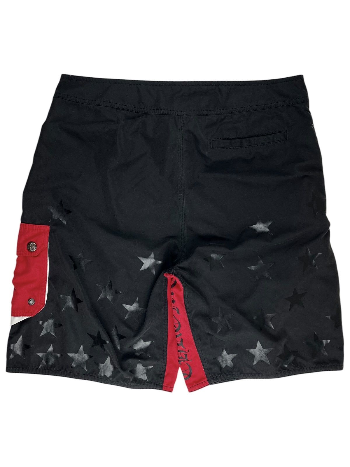 Chrome Hearts Chrome Hearts 7 Patch Leather Plus Cross Boxing Board Shorts Size US 36 / EU 52 - 3 Thumbnail