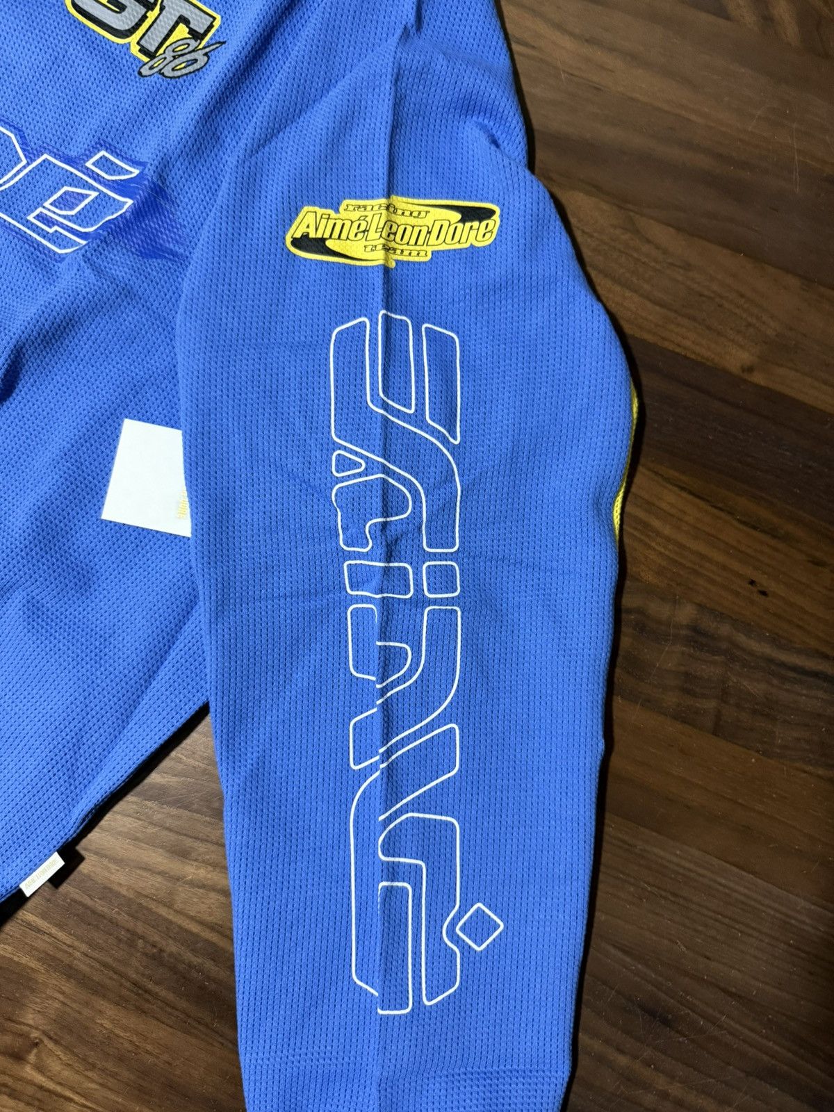 Aime Leon Dore Aime Leon Dore Long-Sleeve Mesh Waverunner Tee Blue Size XXL Size US XXL / EU 58 / 5 - 9 Thumbnail