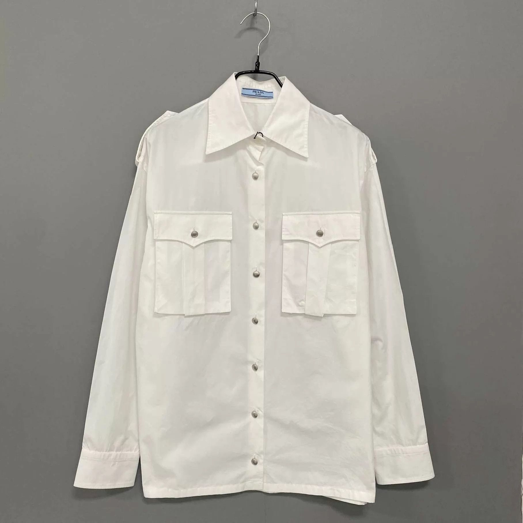 Prada PRADA Oversized Shirt Jacket 38 Size XS / US 0-2 / IT 36-38 - 1 Thumbnail