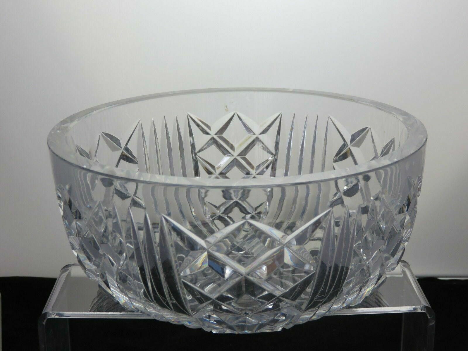 The Unbranded Brand Cut Glass Crystal Salad Fruit Serving Bowl Diameter 3 7/8" Size ONE SIZE - 4 Thumbnail