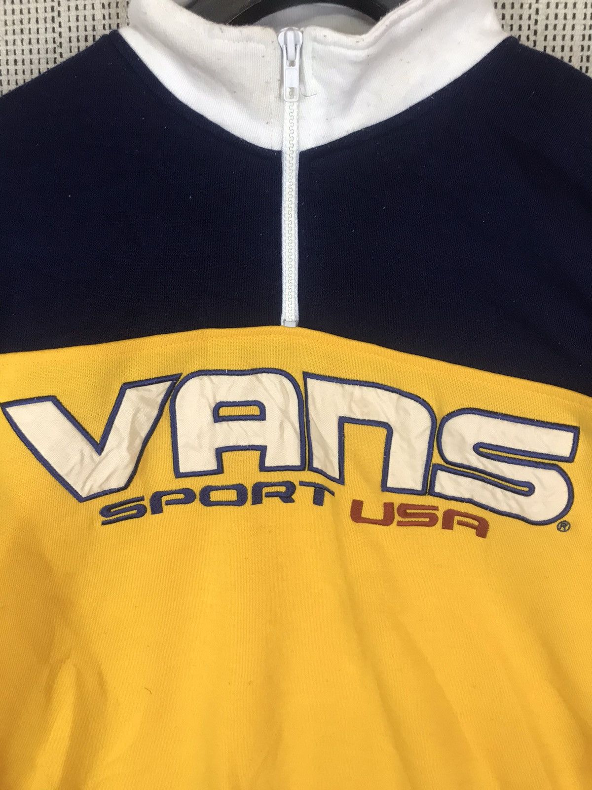 Vans × Vintage ‼️VINTAGE VANS SPORT USA SPELLOUT SWEATER ‼️ Size US M / EU 48-50 / 2 - 4 Thumbnail