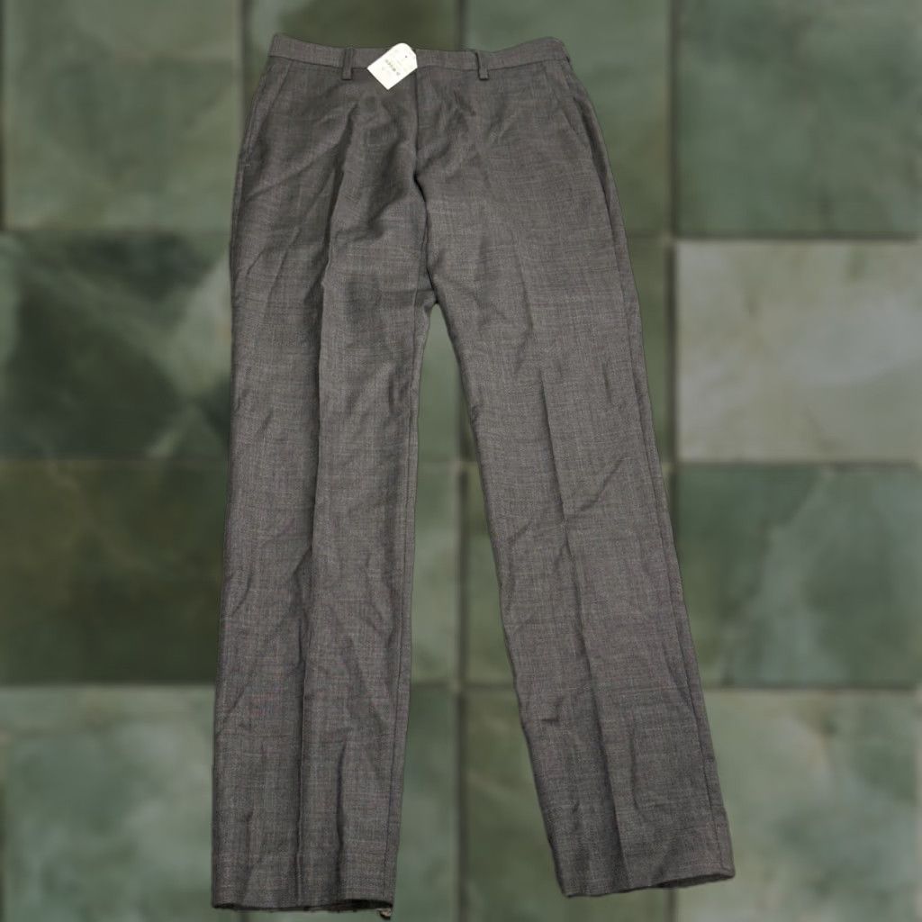 J.Crew J.CREW Thompson Dress Pants Mens Slim Fit Tapered 30x31.5 Gray Wool Business Formal Size US 30 / EU 46 - 1 Thumbnail