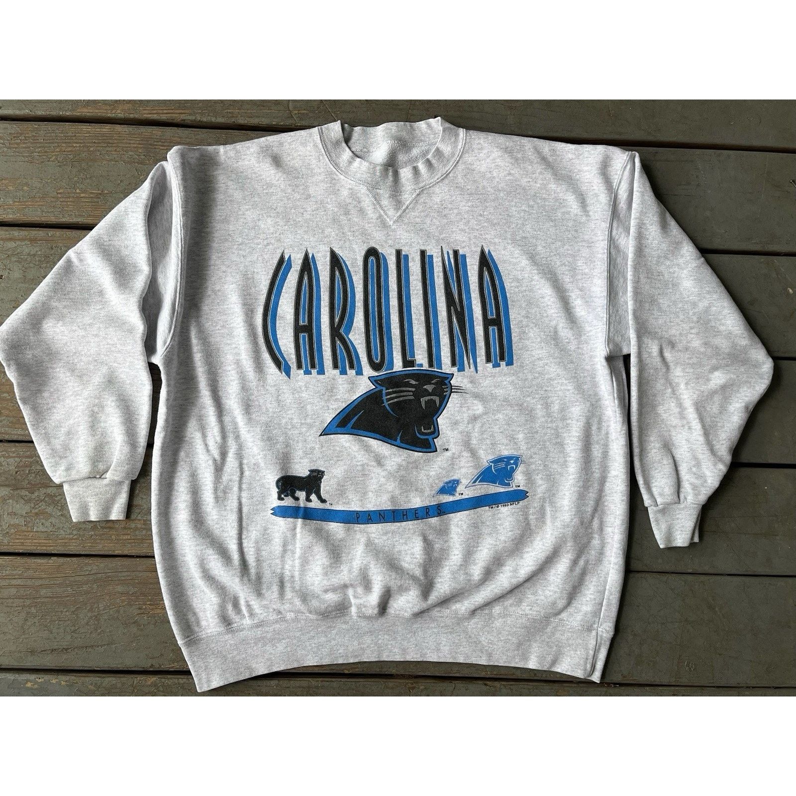 Salem Sportswear VTG 1993 NFL Carolina Panthers Salem Sportswear Crewneck XL Size US XL / EU 56 / 4 - 1 Thumbnail