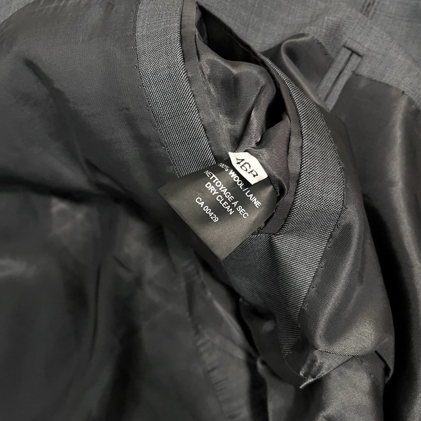 Peter Millar VINTAGE Peter Millar Blazer Mens 46R Gray Wool Double Vent 2 Button Sport Coat Union Size 46R - 7 Thumbnail