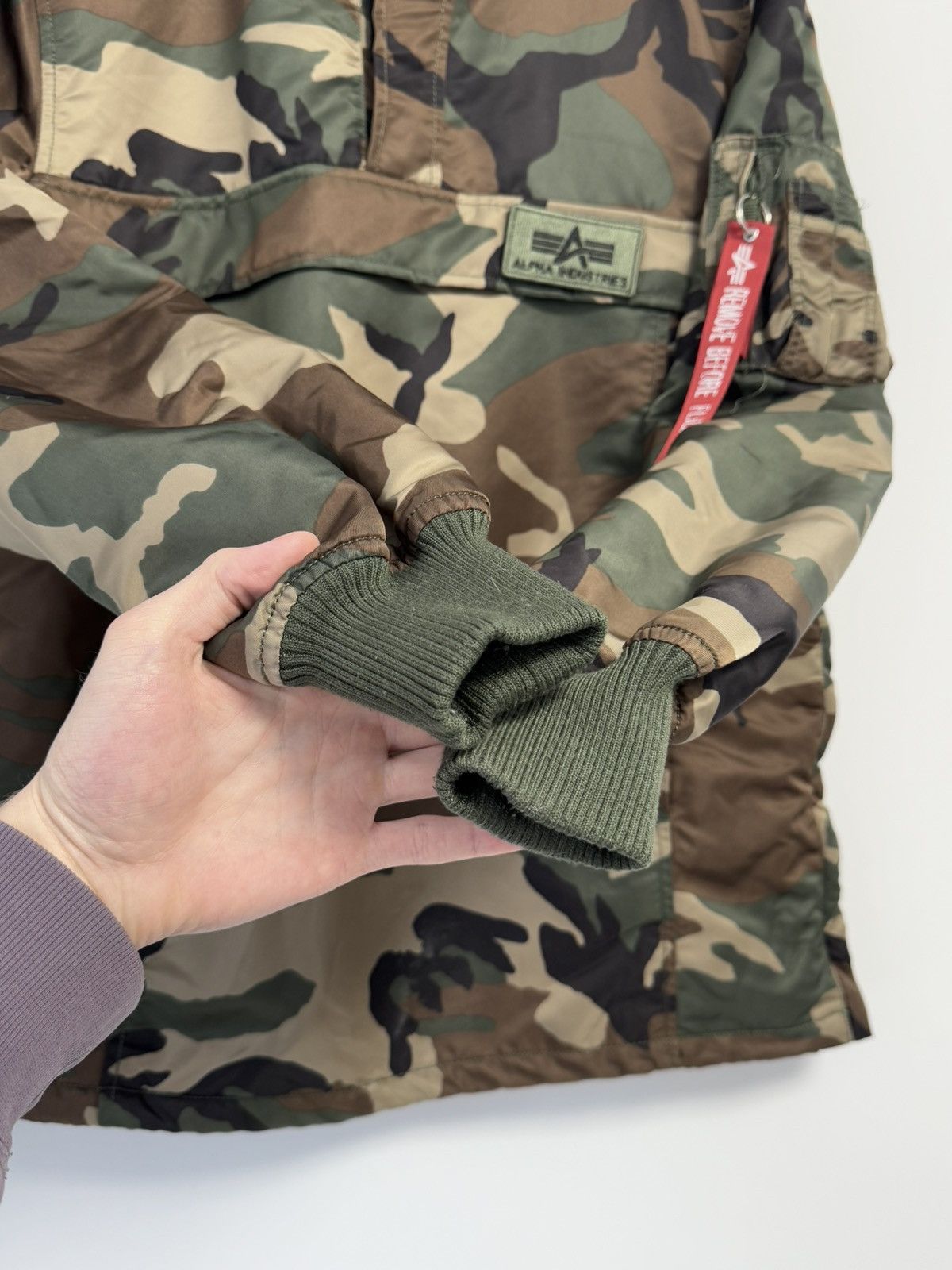 Alpha Industries ALPHA INDUSTRIES Hpo Anorak Camo pour Hommes Blousons Size US L / EU 52-54 / 3 - 11 Thumbnail