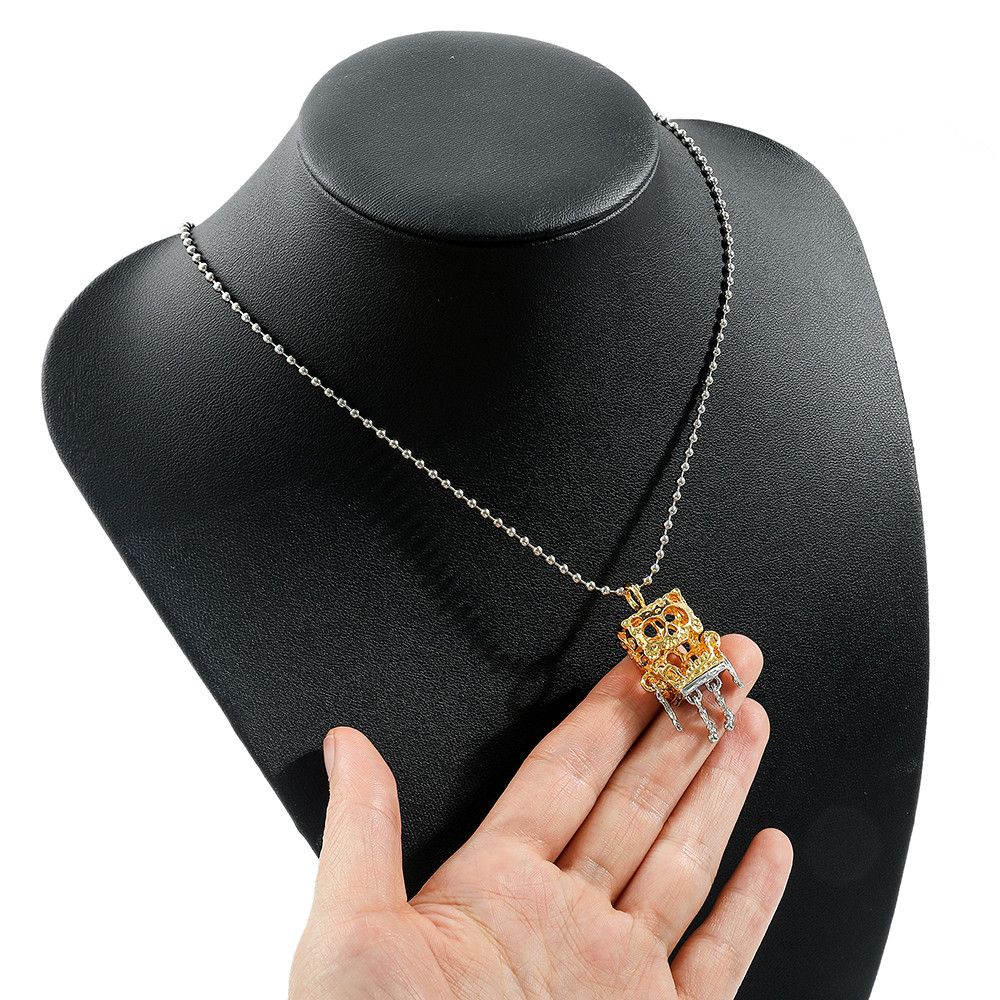 Other SpongeBob SquarePants Skull Pendant Cartoon Necklace Size ONE SIZE - 6 Thumbnail