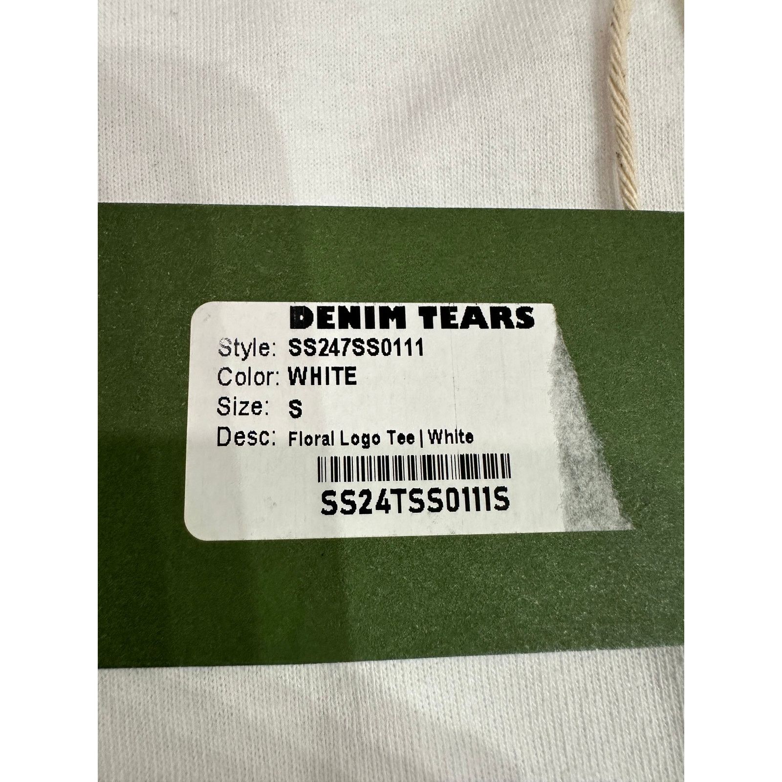 DENIM TEARS Denim Tears Floral Logo Tee (Sm) Size US S / EU 44-46 / 1 - 3 Thumbnail
