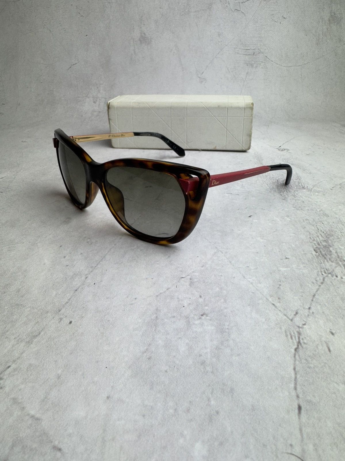 Christian Dior Monsieur × Dior × Vintage Christian Dior Women’s Brown Sunglasses Vintage Size ONE SIZE - 1 Thumbnail